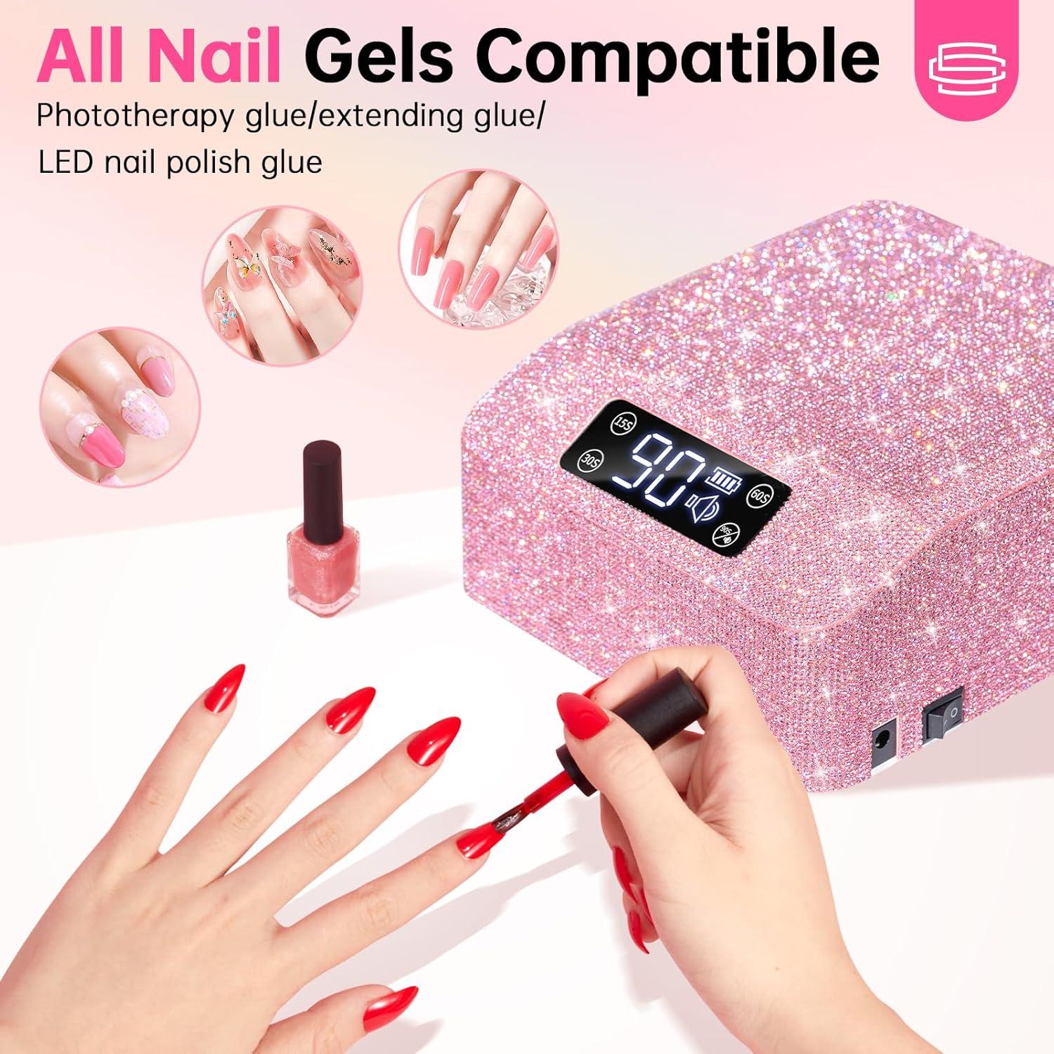 Lámpara UV para Uñas de Gel Christine Shelly 96W Recargable