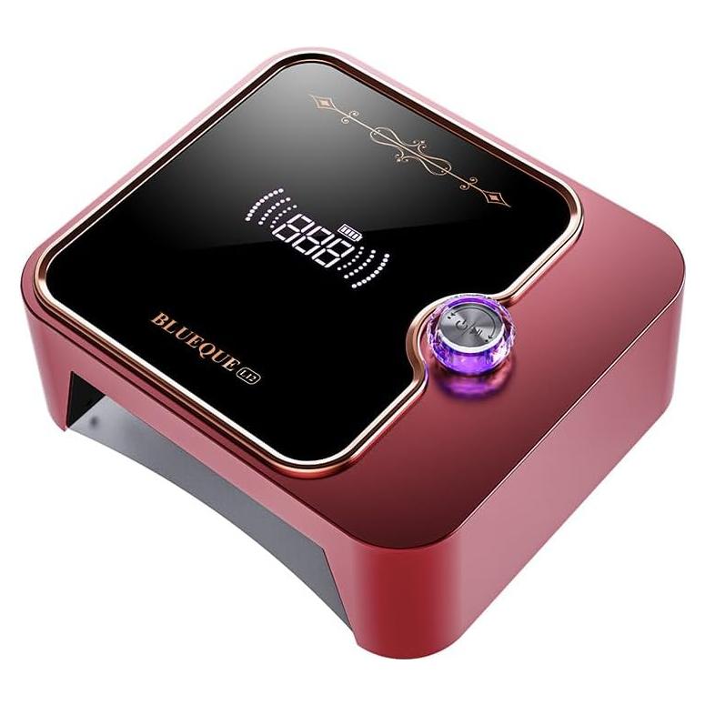 Lámpara de Uñas UV Recargable BEENLE 288W Inalámbrica con Temporizador