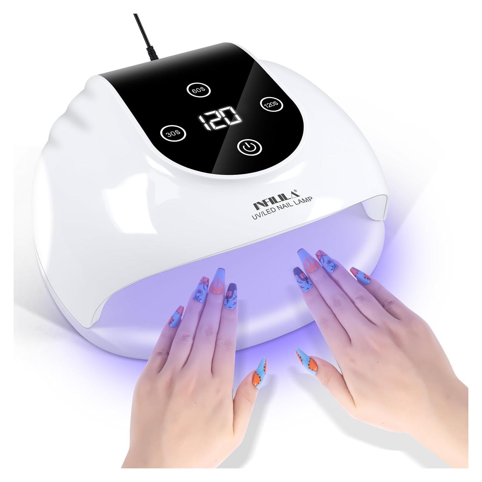 Lámpara UV para Uñas de Gel NXJ INFILILA 268W con 66 LEDs
