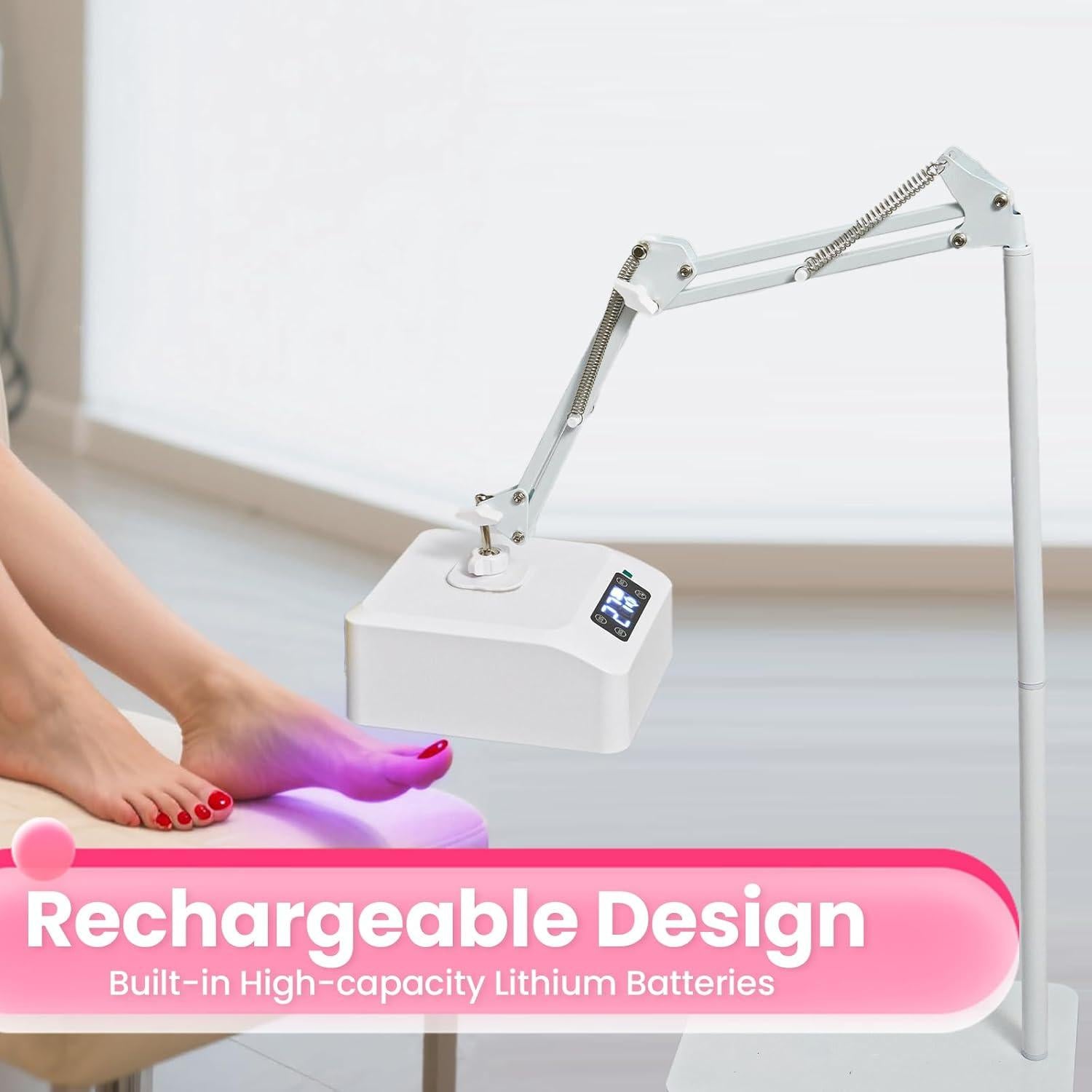 Lámpara UV para pies DLITISH 78W con soporte ajustable