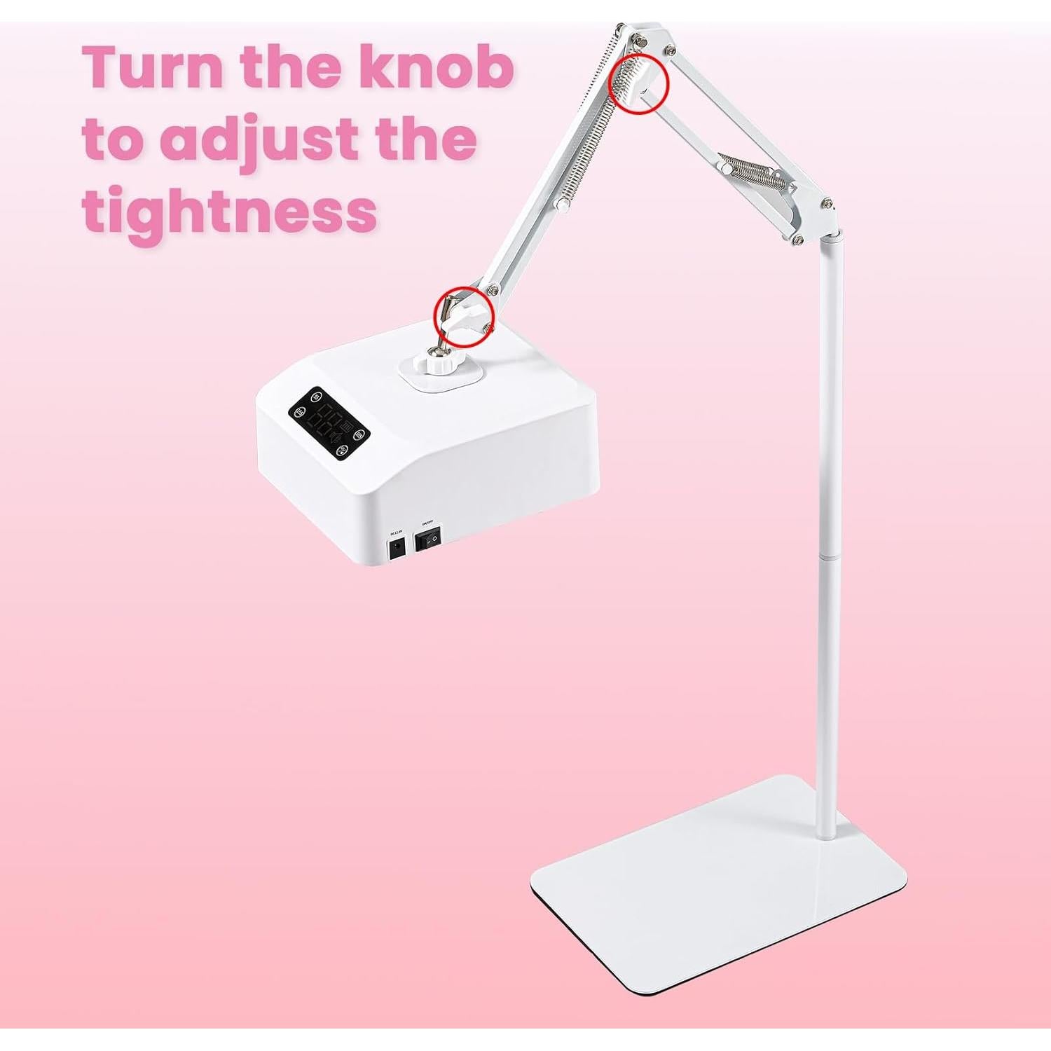 Lámpara UV para pies DLITISH 78W con soporte ajustable