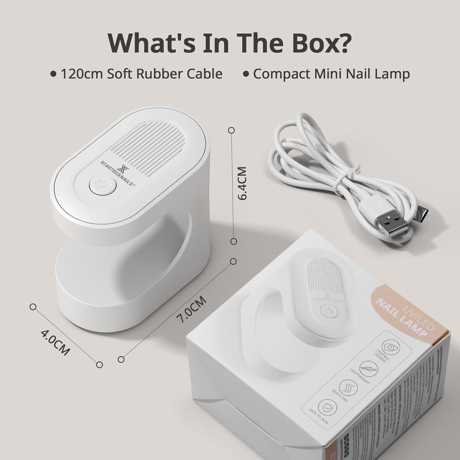 Lámpara UV LED de Uñas BTArtboxnails Mini Handy 6W