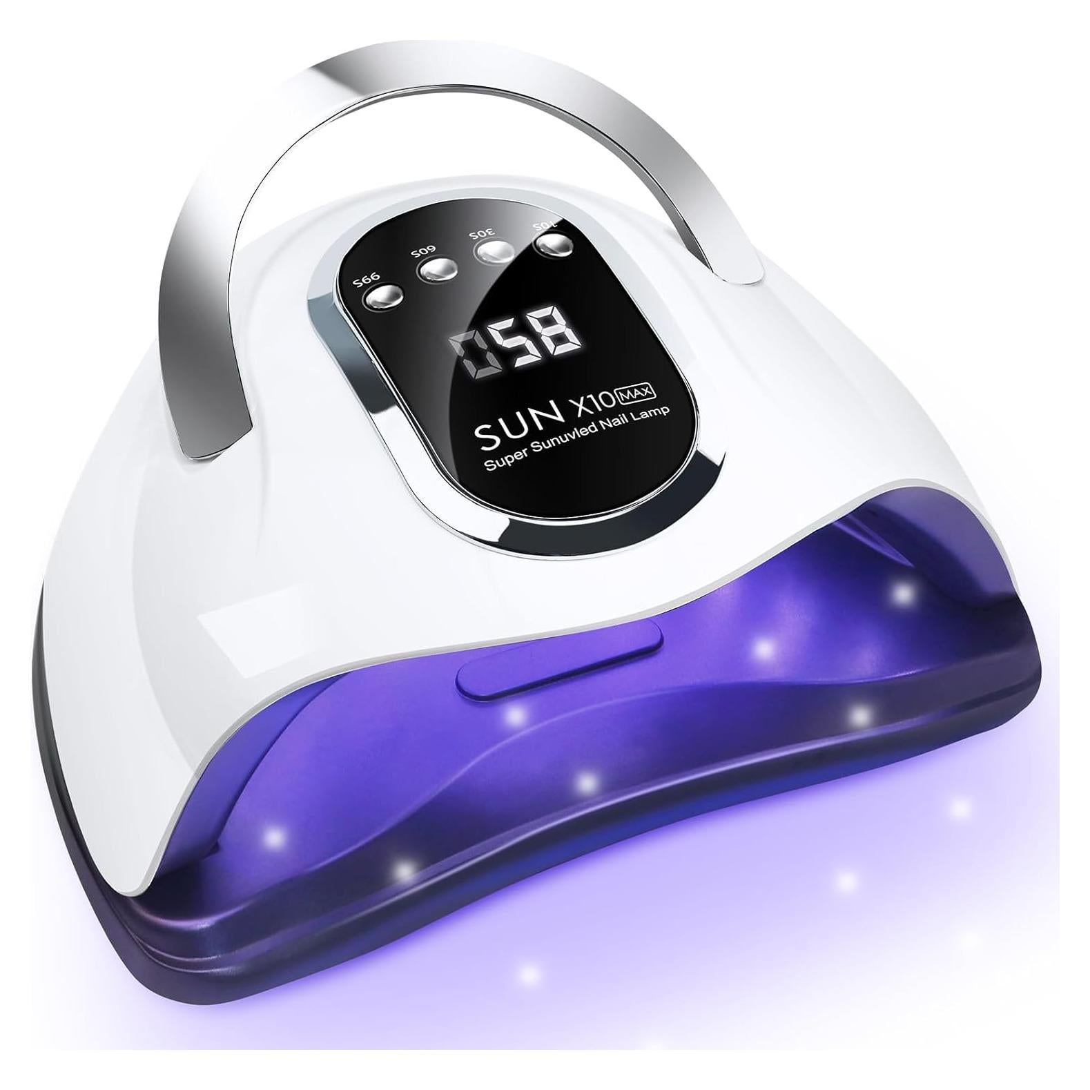 Lámpara UV LED Wisdompark 180W con Sensor Automático y 4 Temporizadores