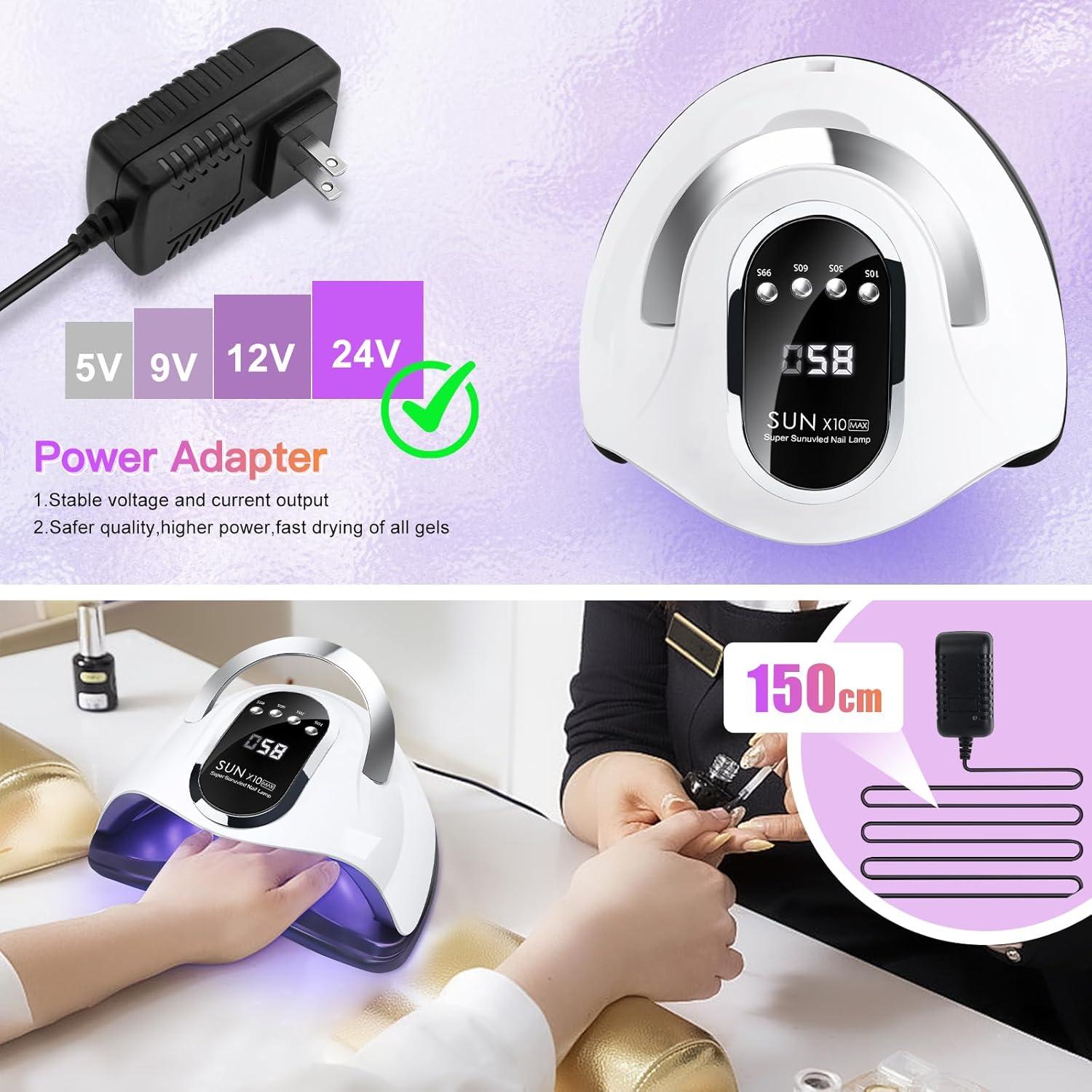 Lámpara UV LED Wisdompark 180W con Sensor Automático y 4 Temporizadores