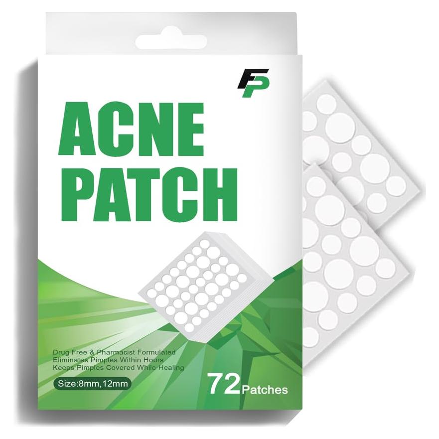 Parche para Acné FlexPharm - 72 Unidades Hidrocoloide 8mm y 10mm