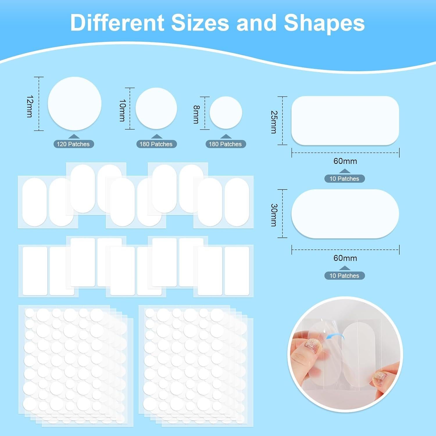 Parches Hidrocoloides AUSLKA para Espinillas - 500 Parches
