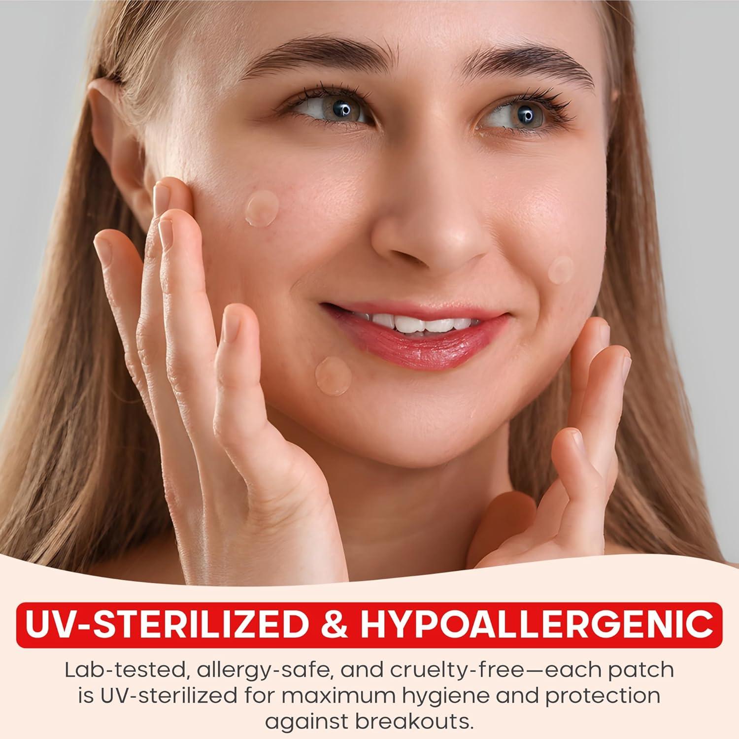 Parches Hidrocoloides SootheRX para Acné - 12x8cm - Vegano