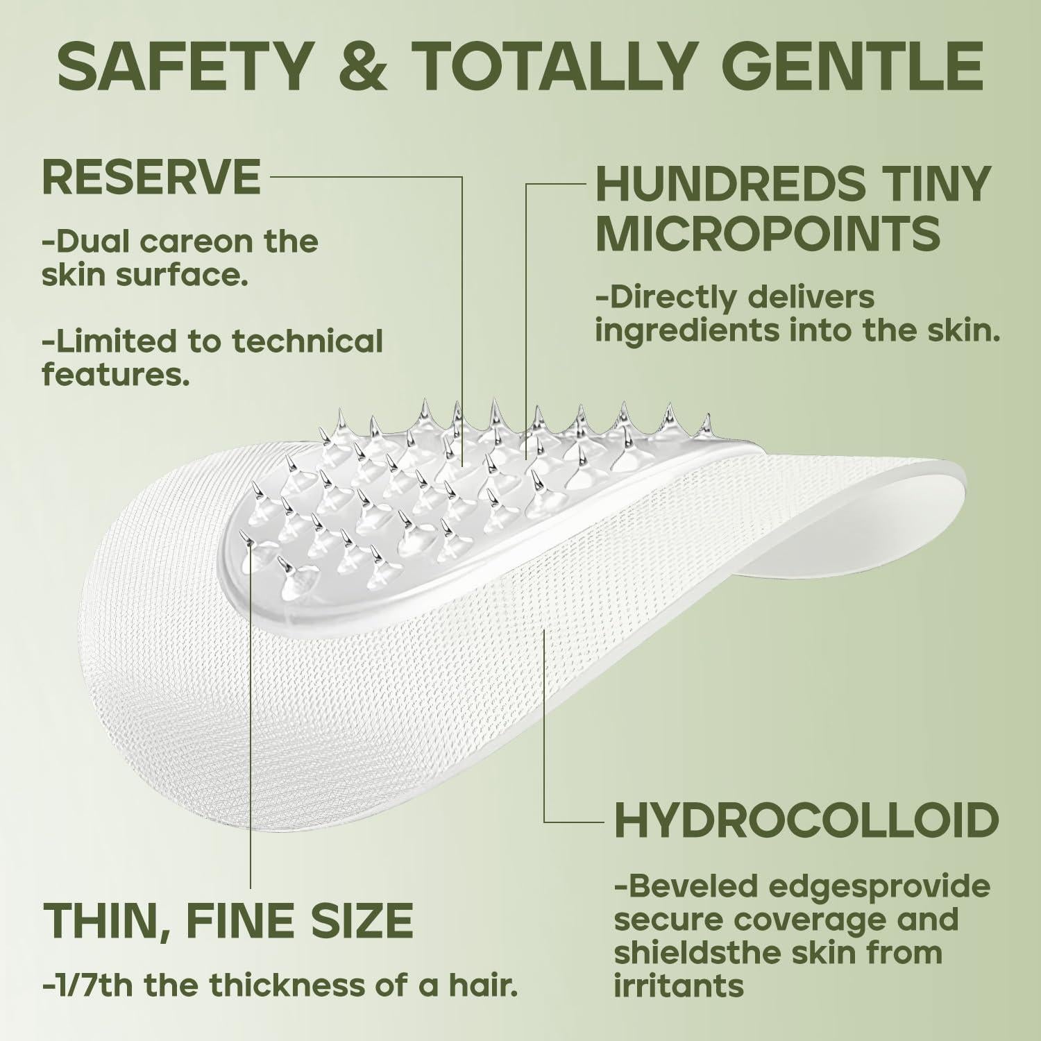 Parche para Acné Naterido Microdart 24 Piezas Ácido Hialurónico