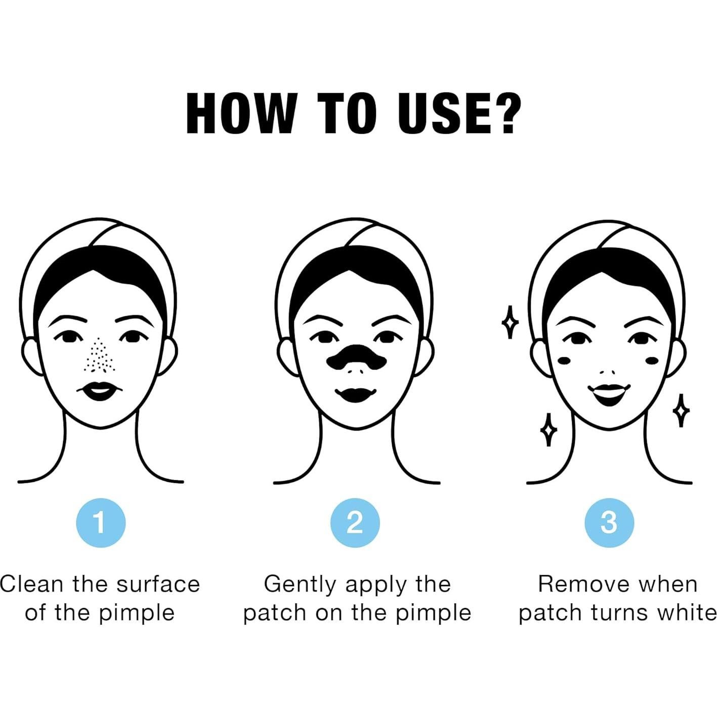 Parche Hidrocoloide XL Jo Dominic para Espinillas Nariz 12 Unidades