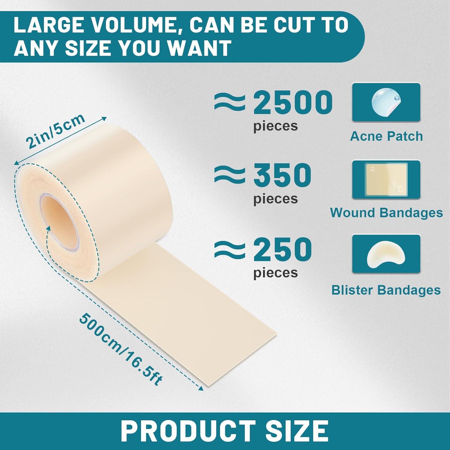 Rollo de Hidrocoloide WUYUAN 5cm x 5m Vendajes Impermeables