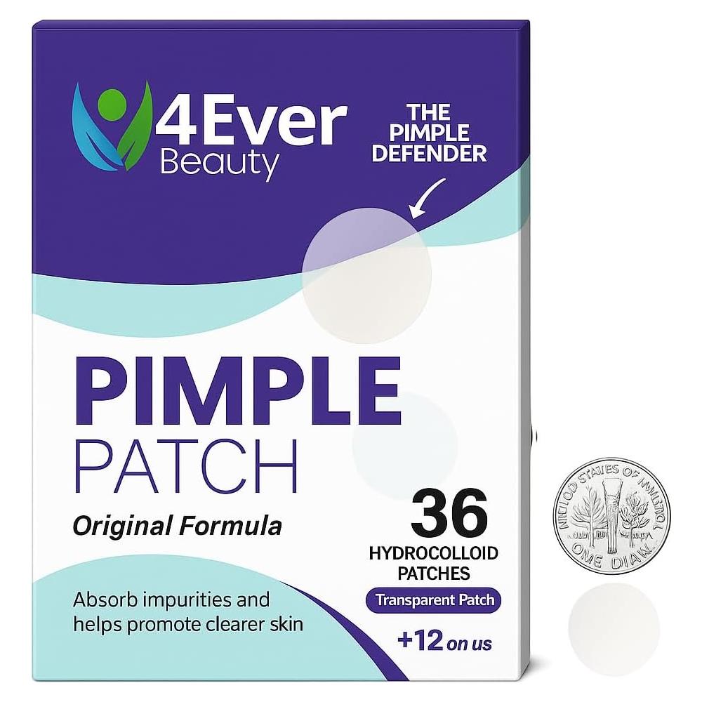 Parche Hidrocólico Invisible 36 Unidades 12mm 4ever Beauty