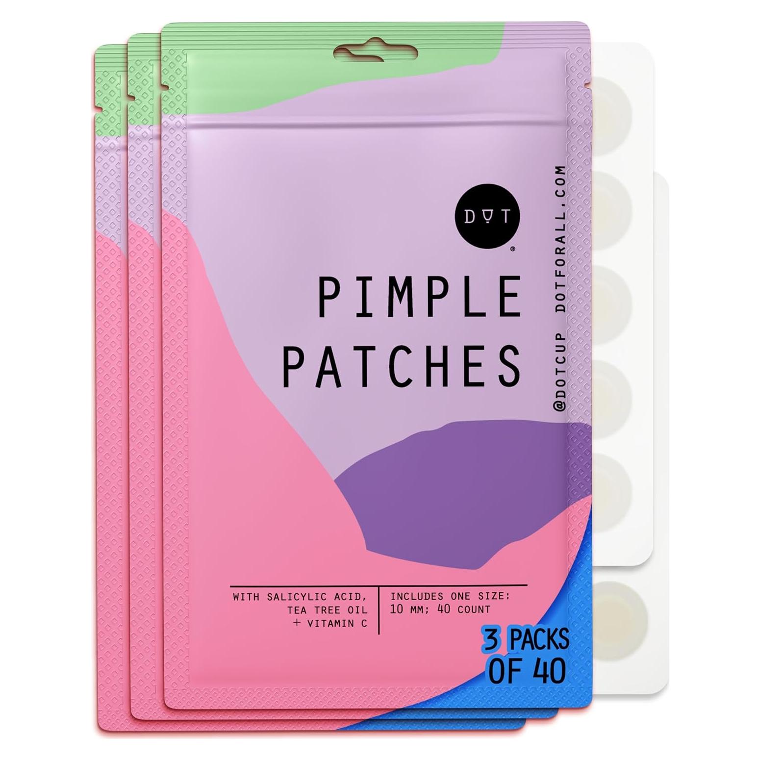 Parche Hidrocoloide para Granos Dot - 120 Piezas 10 mm