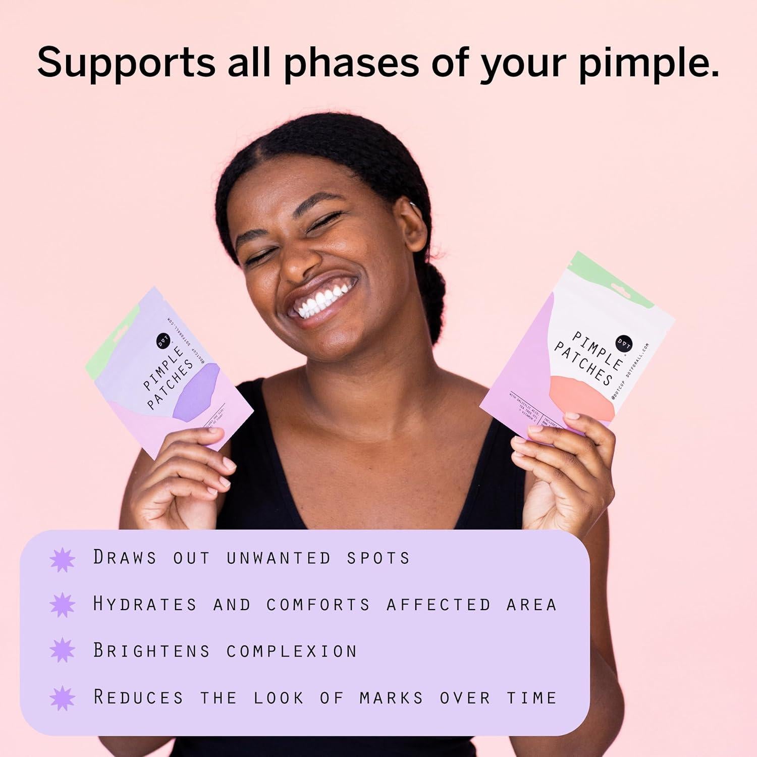 Parche Hidrocoloide para Granos Dot - 120 Piezas 10 mm