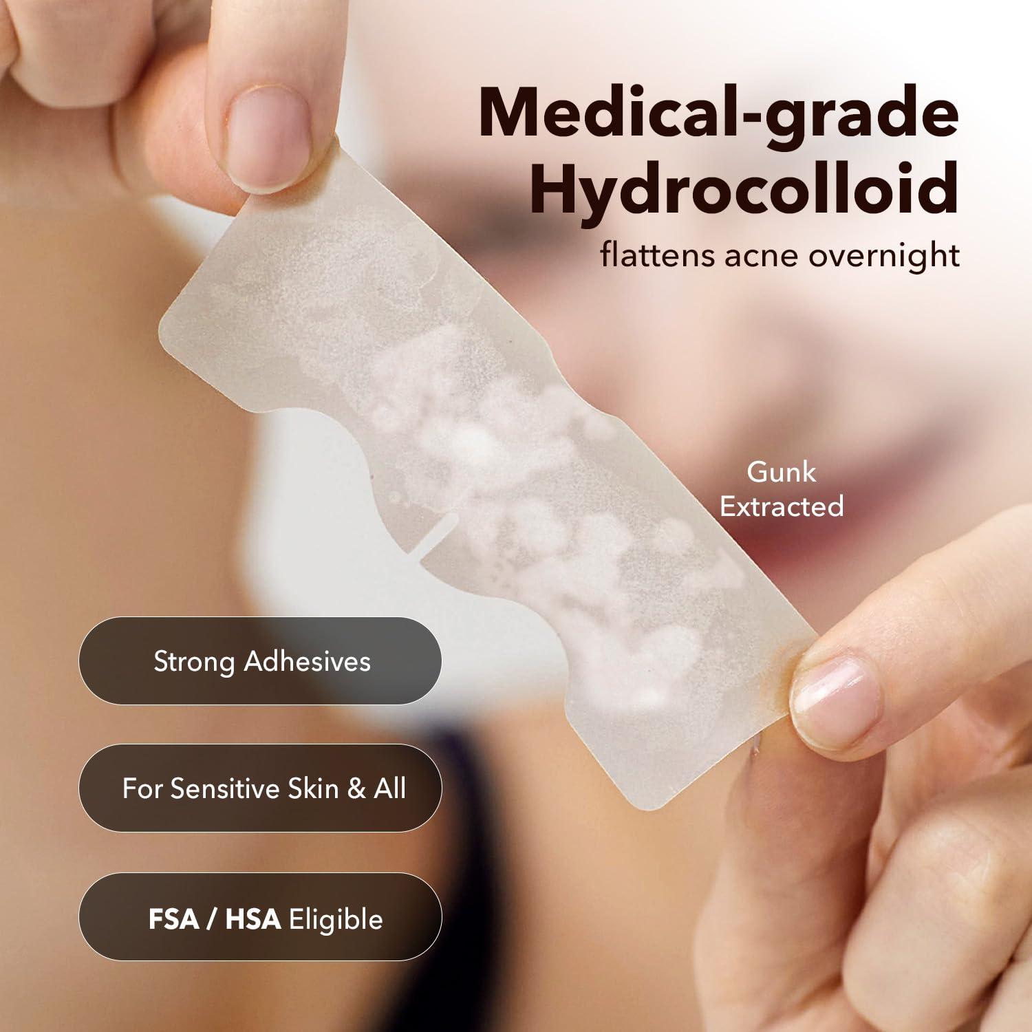 Parches Nasales Hidrocoloides Avarelle ZitOut - 16 Parches para Acné