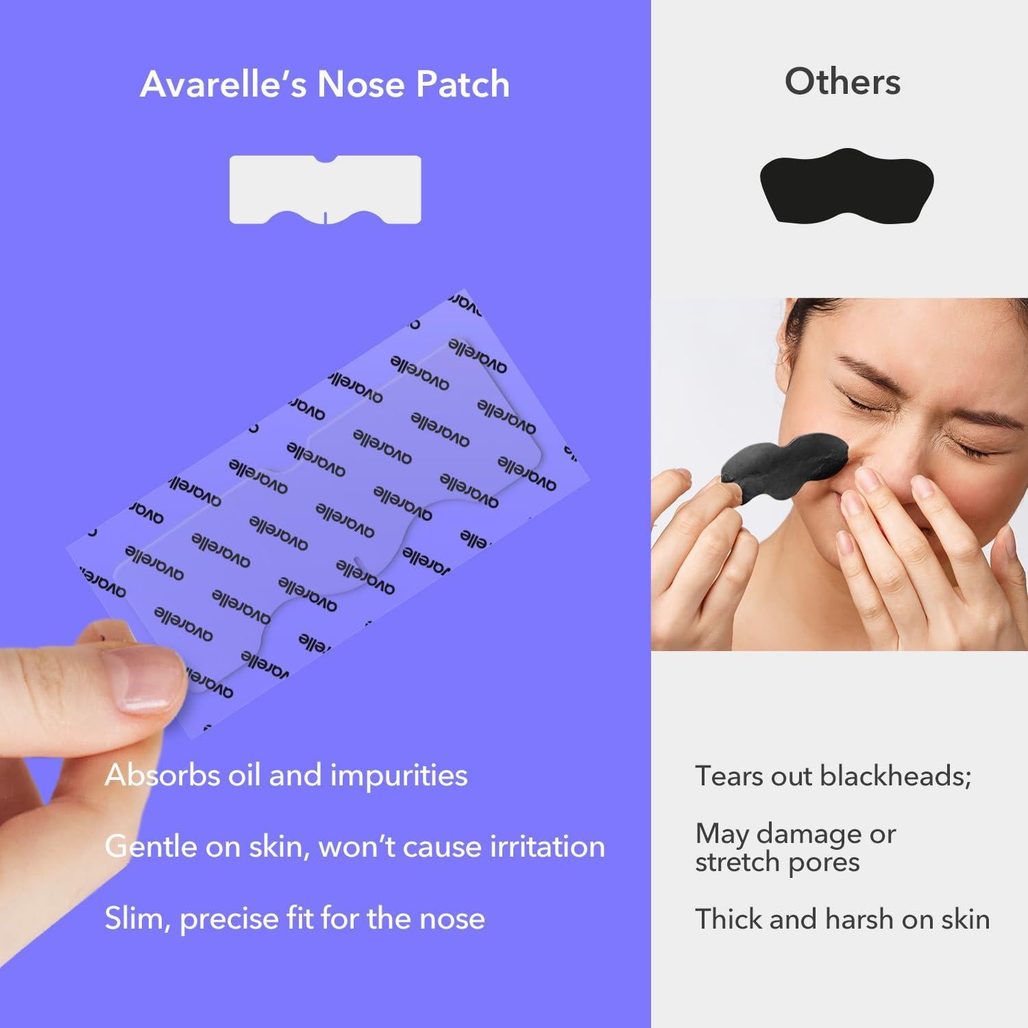 Parches Nasales Hidrocoloides Avarelle ZitOut - 16 Parches para Acné