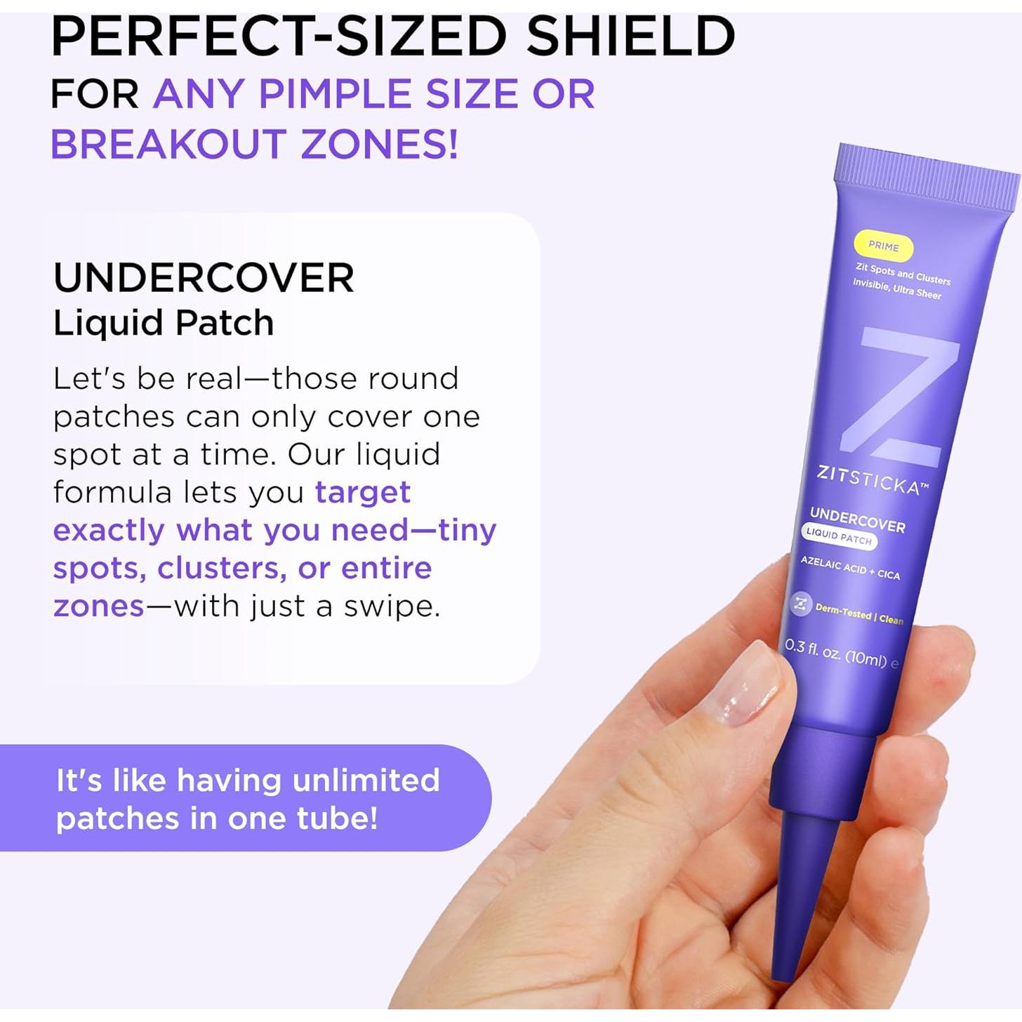 Parche Líquido para Espinillas ZitSticka 10ml - Invisible y Efectivo