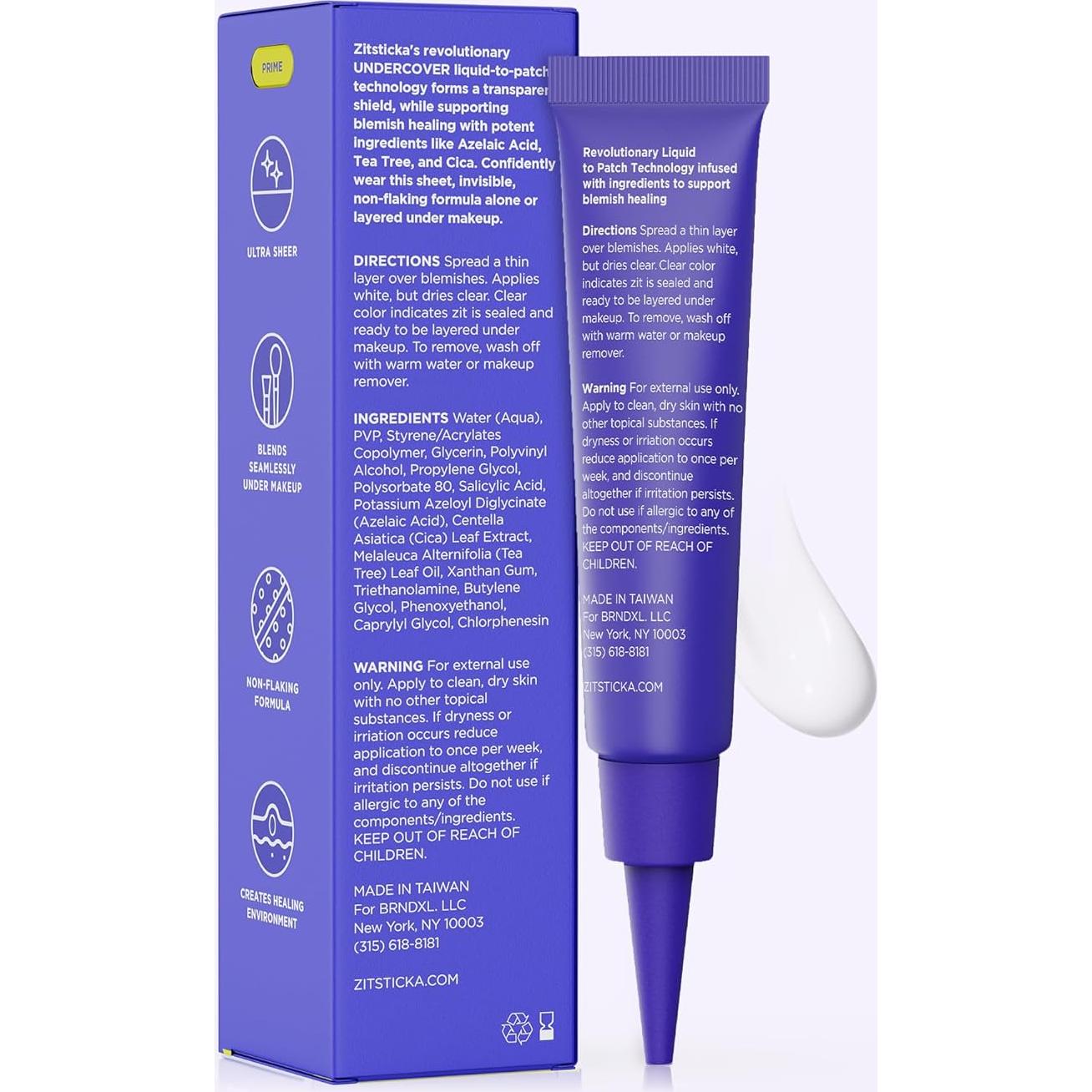 Parche Líquido para Espinillas ZitSticka 10ml - Invisible y Efectivo