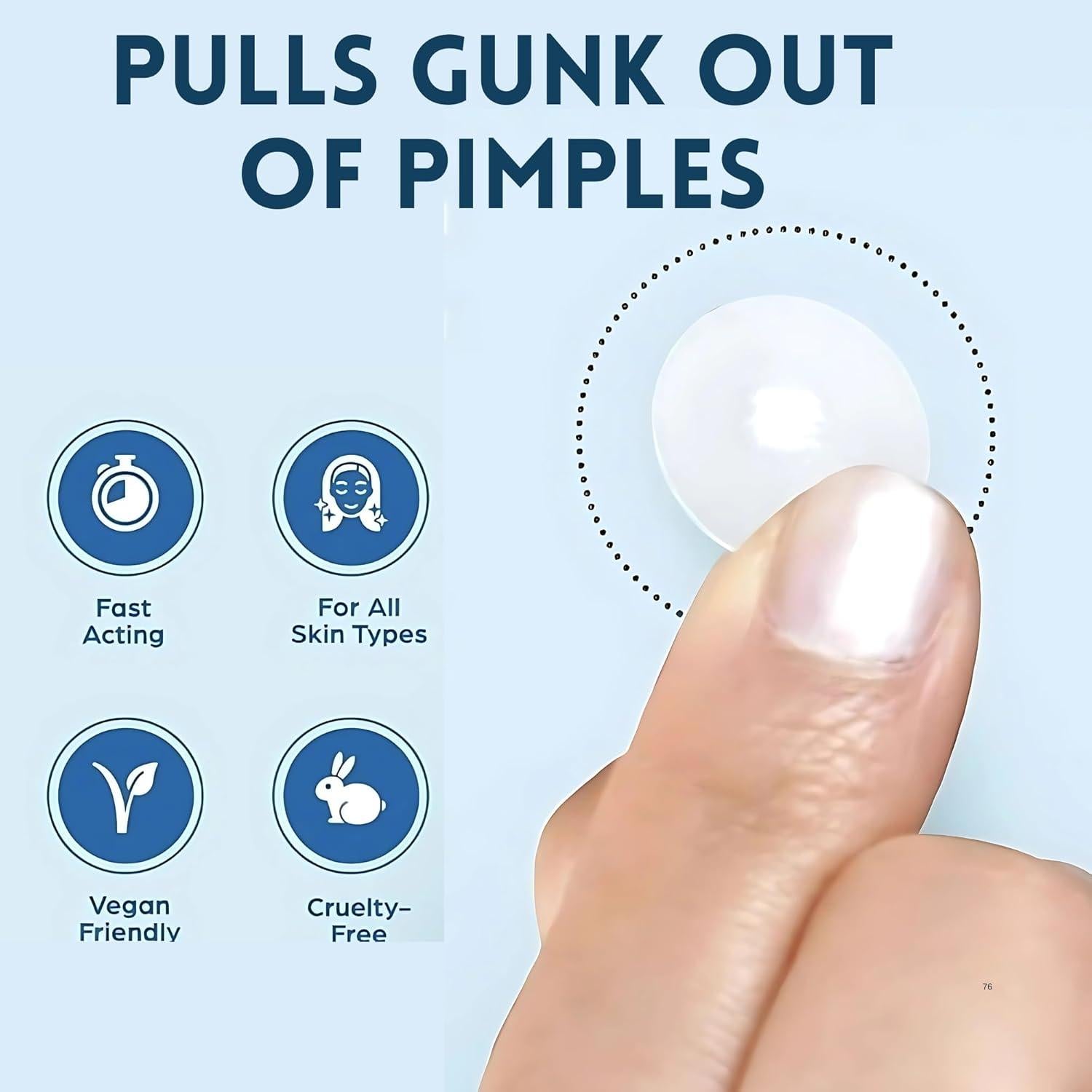 Parche Milagroso Hidrocoloide para Granitos - 96 Unidades