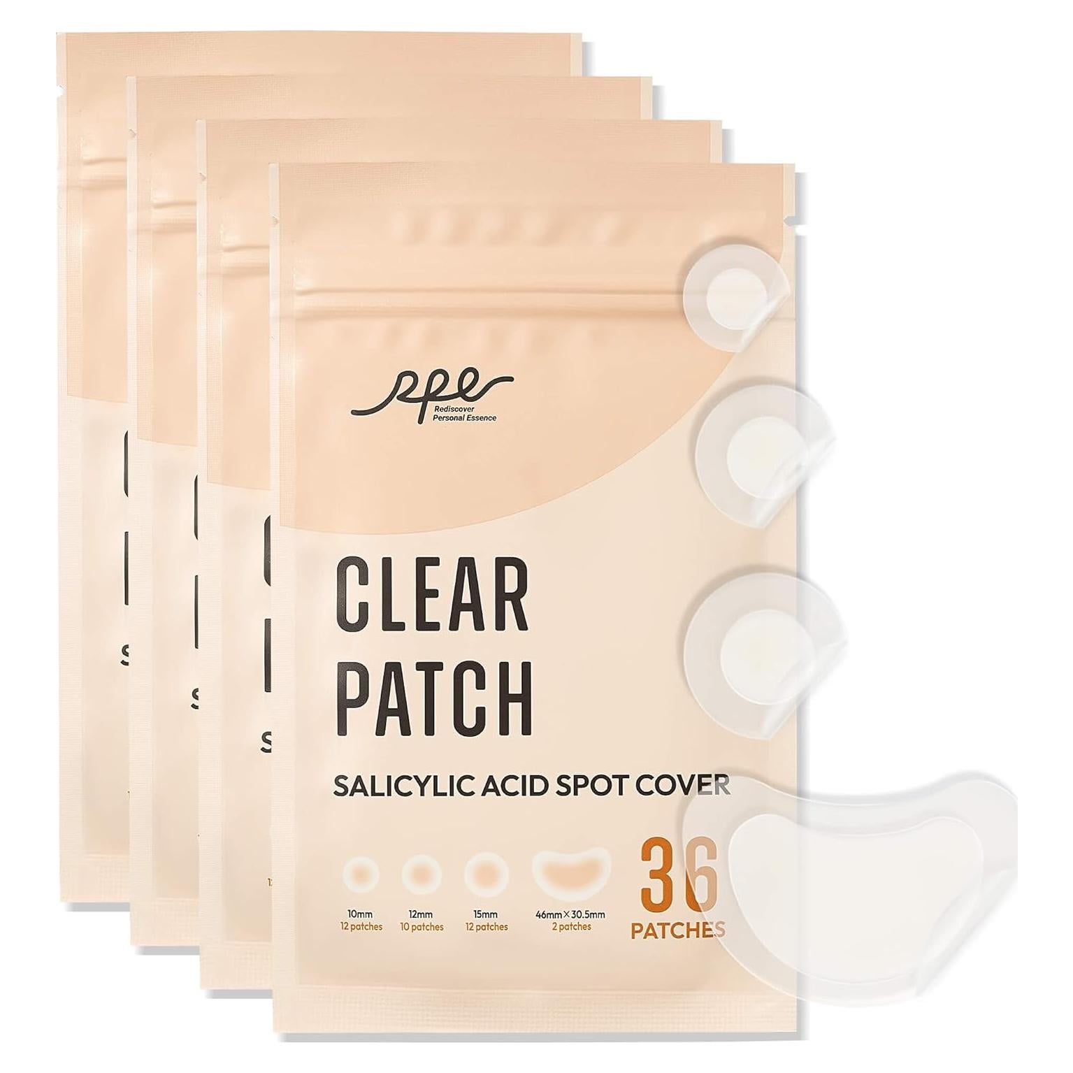 Parche Hidrocoloide RPE Life para Acné - 144 Unidades