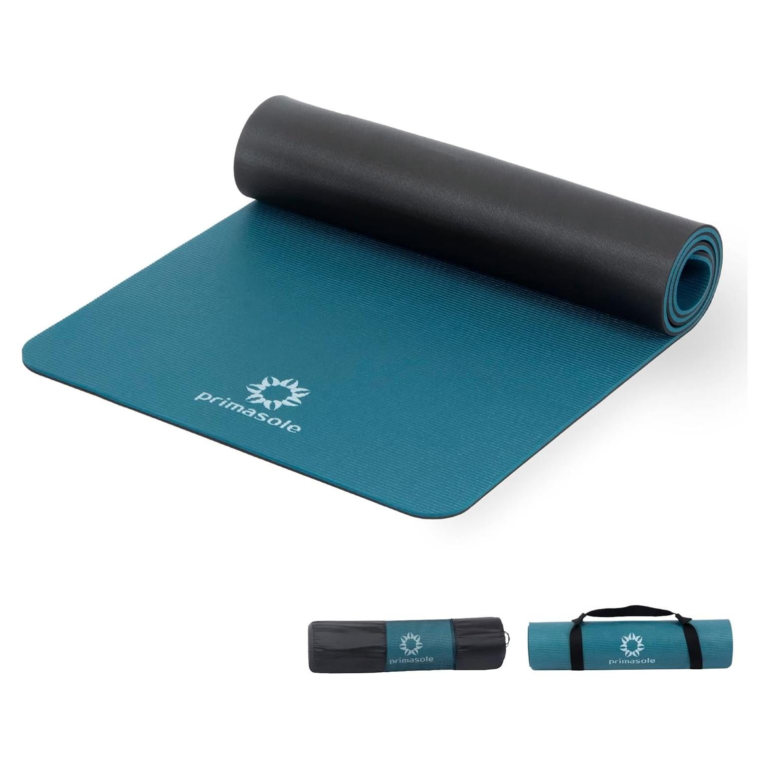 Esterilla de Yoga Primasole 10 mm Antideslizante Verde y Negro