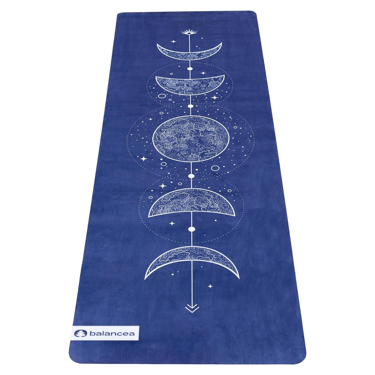 Alfombrilla de Yoga Balancea 183x61cm Antideslizante Azul
