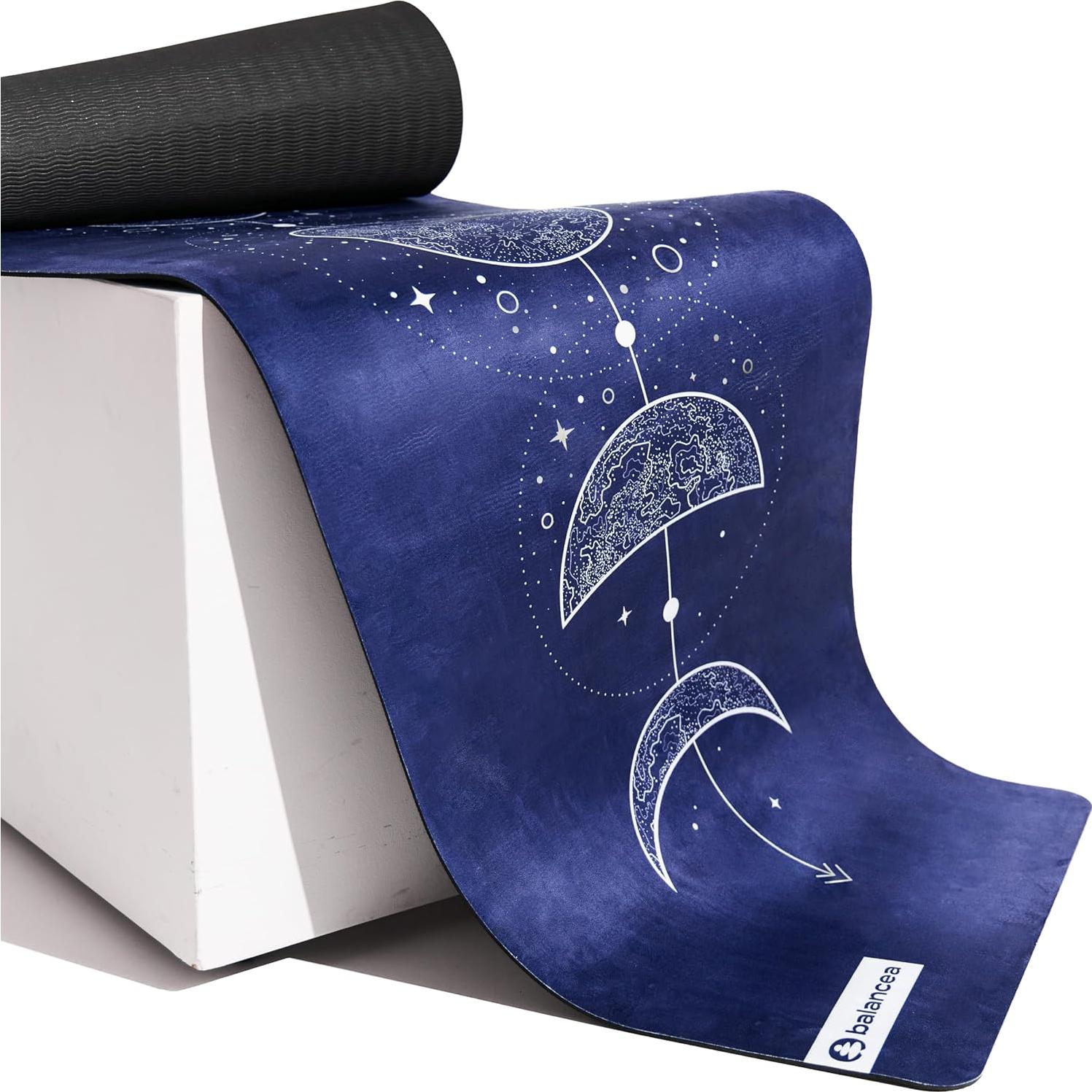 Alfombrilla de Yoga Balancea 183x61cm Antideslizante Azul