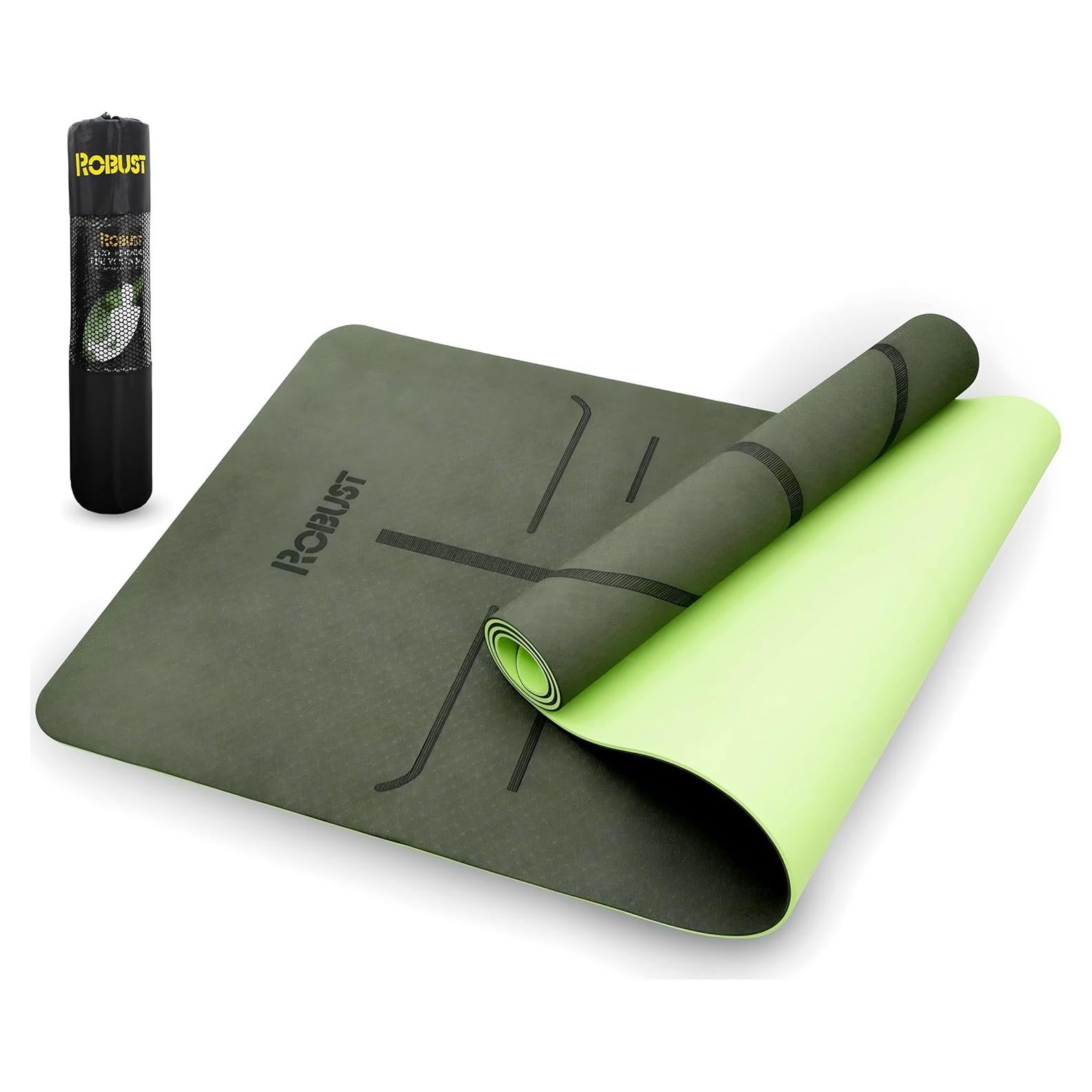 Alfombrilla de Yoga Antideslizante Robust 182.88x60.96cm Verde
