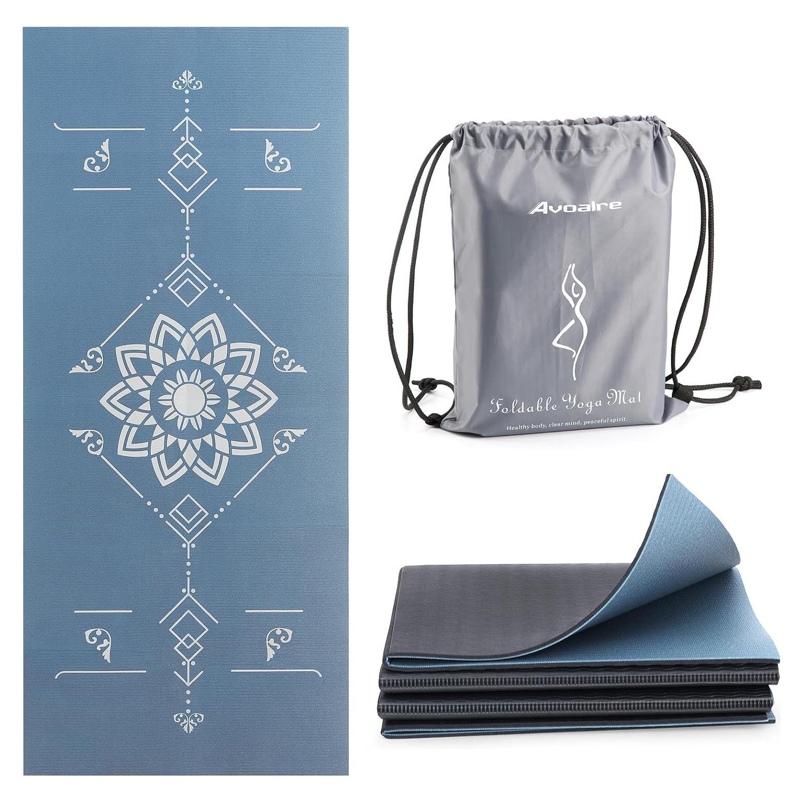 Esteras de Yoga Plegables Avoalre 182.88x81.28cm Antideslizantes