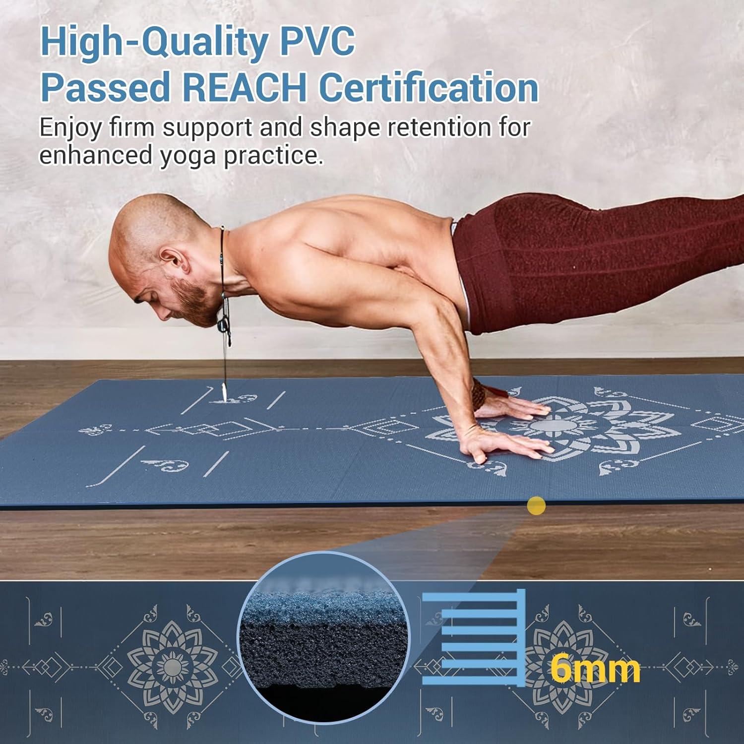 Esteras de Yoga Plegables Avoalre 182.88x81.28cm Antideslizantes