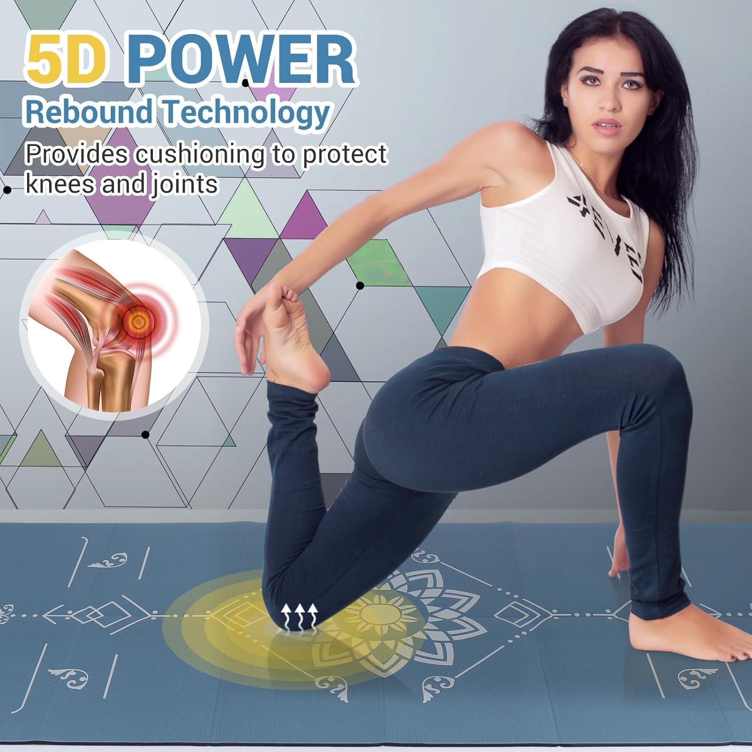 Esteras de Yoga Plegables Avoalre 182.88x81.28cm Antideslizantes