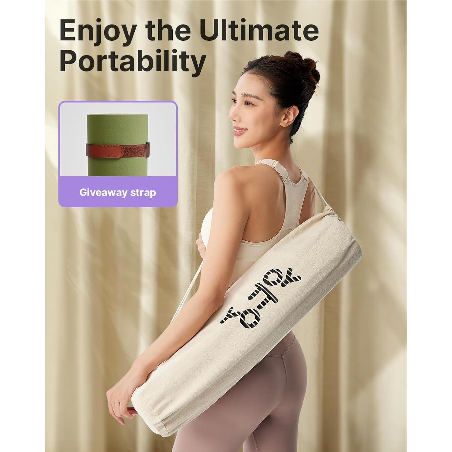 Esterilla de Yoga Antideslizante YOTTOY Verde 182.88x66.04cm