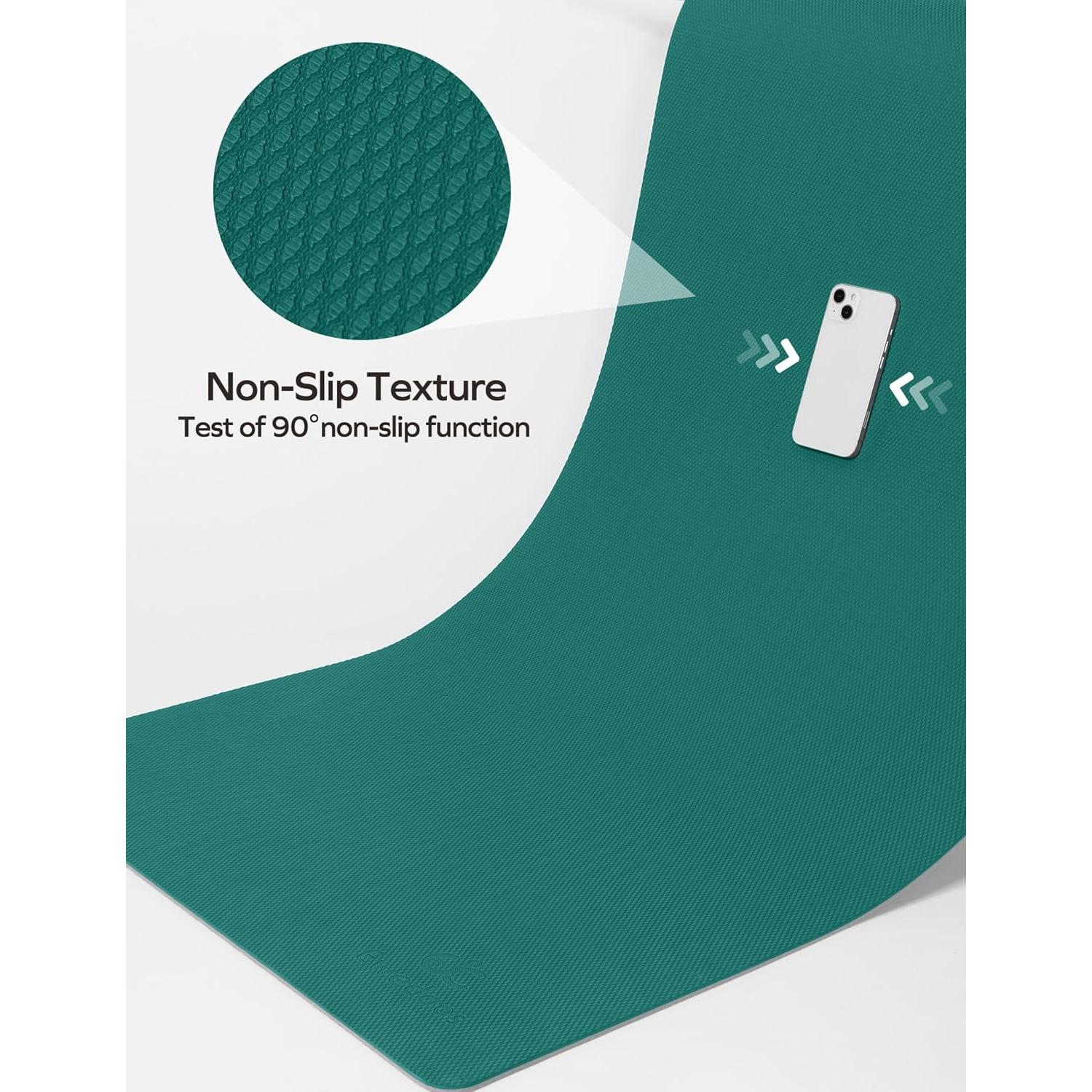 Alfombrilla de Yoga Ewedoos Verde TPE Antideslizante 0.64 cm