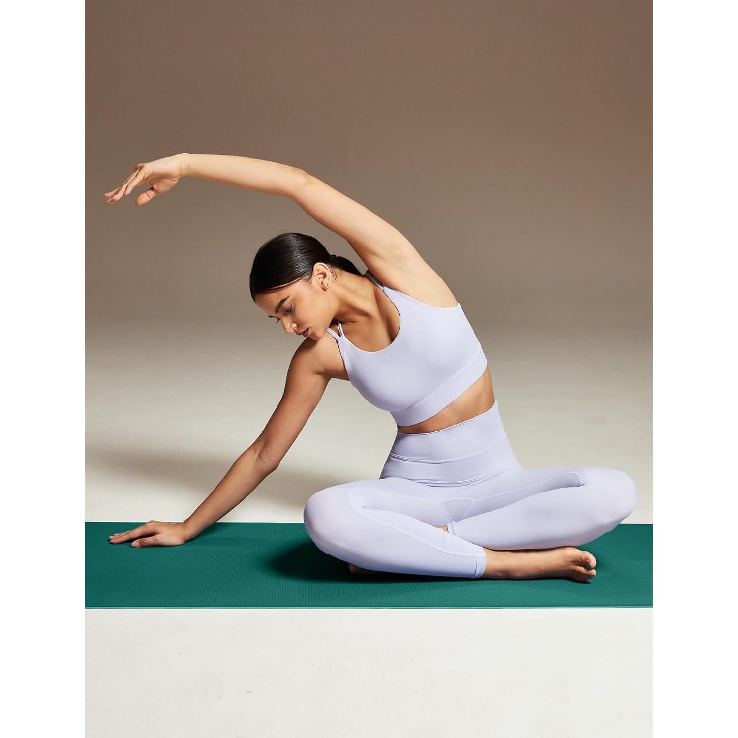 Alfombrilla de Yoga Ewedoos Verde TPE Antideslizante 0.64 cm