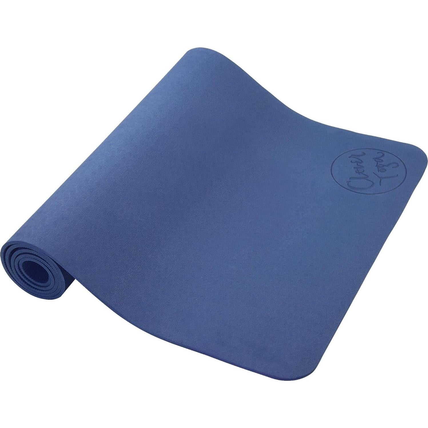 Alfombrilla de Yoga Clever Yoga Antideslizante 6mm Azul