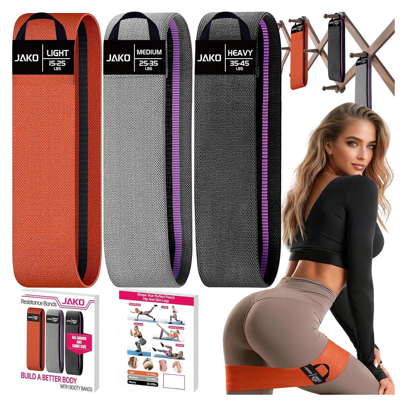 Set de Bandas de Resistencia JAKO para Ejercicio y Fitness