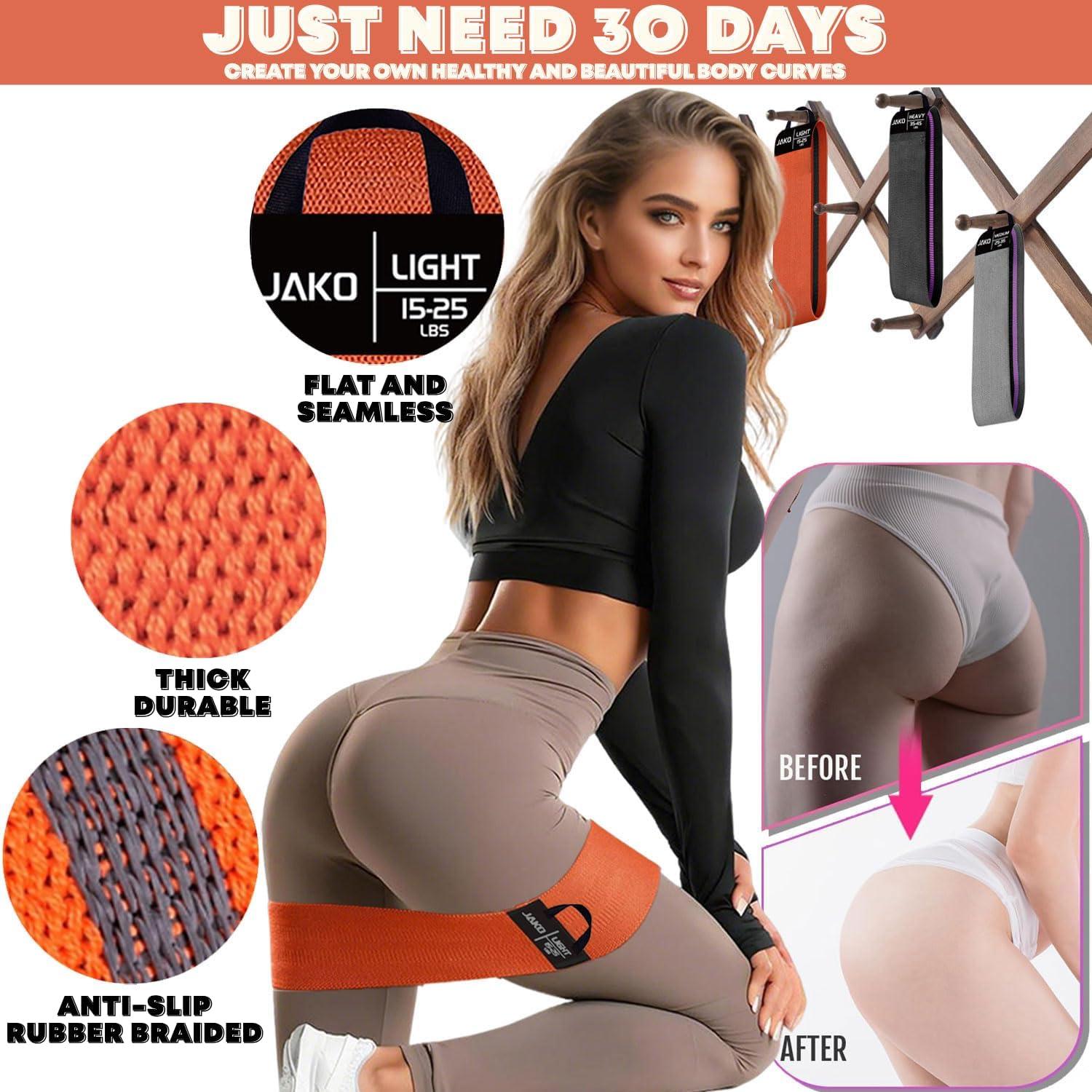 Set de Bandas de Resistencia JAKO para Ejercicio y Fitness