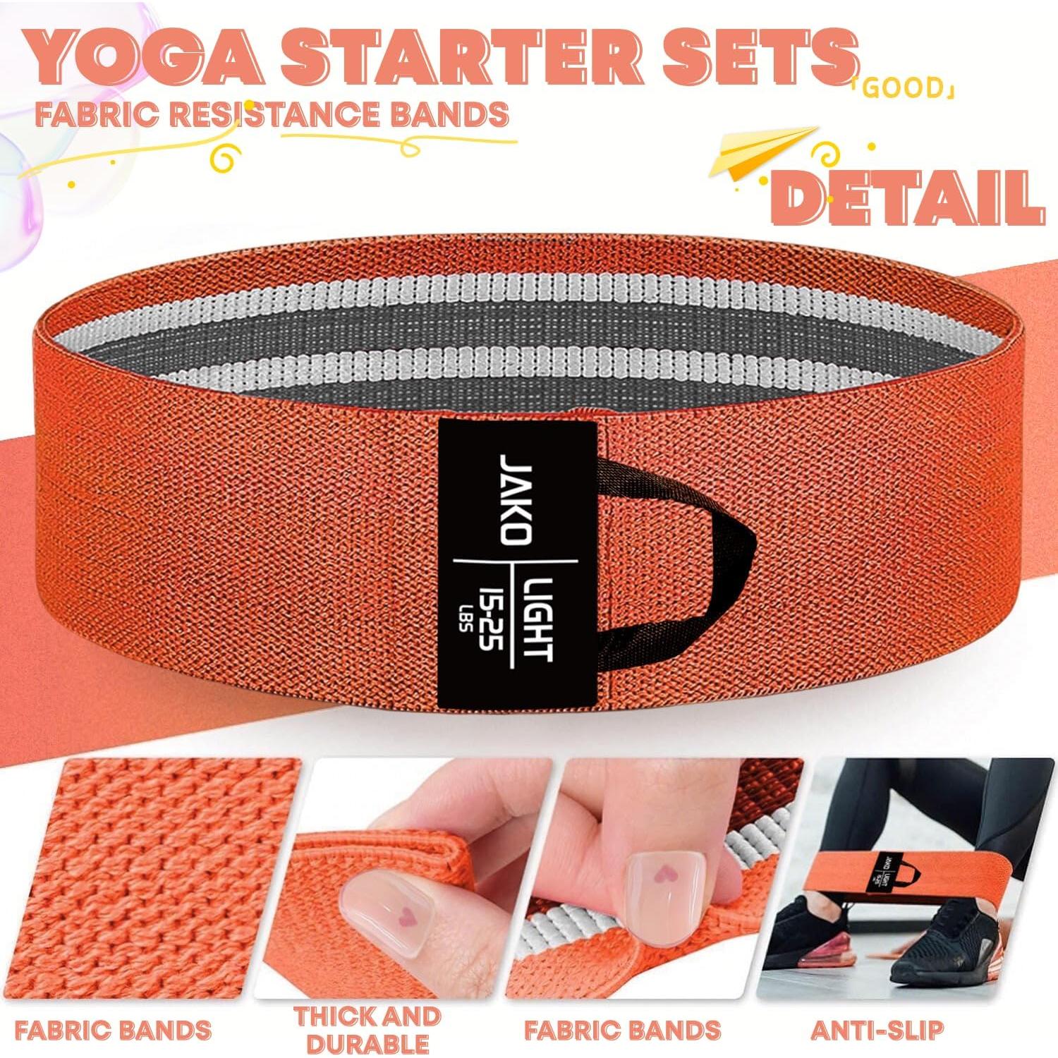Set de Bandas de Resistencia JAKO para Ejercicio y Fitness