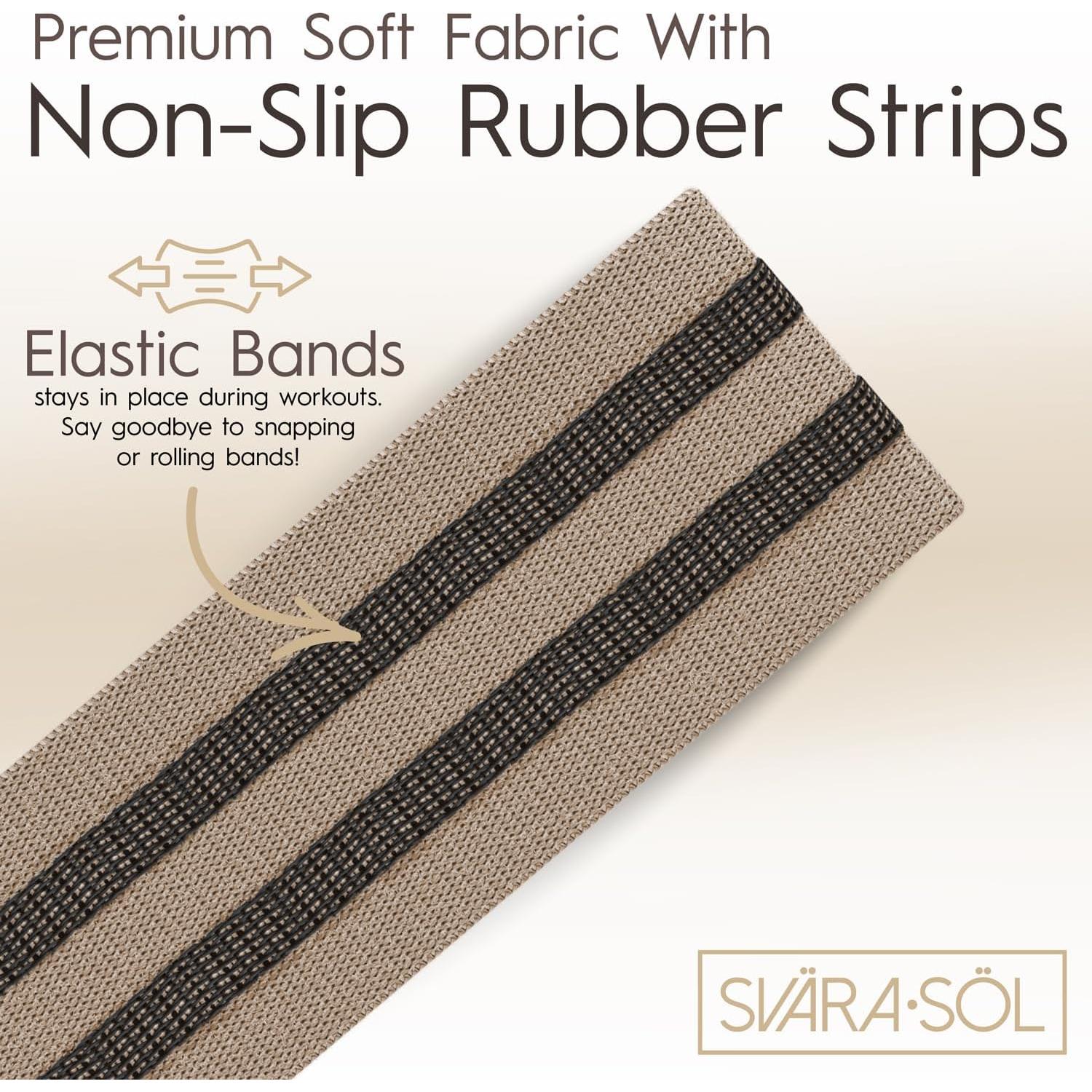 Juego de Bandas de Resistencia Svärä Söl - 3 Niveles, Antideslizantes