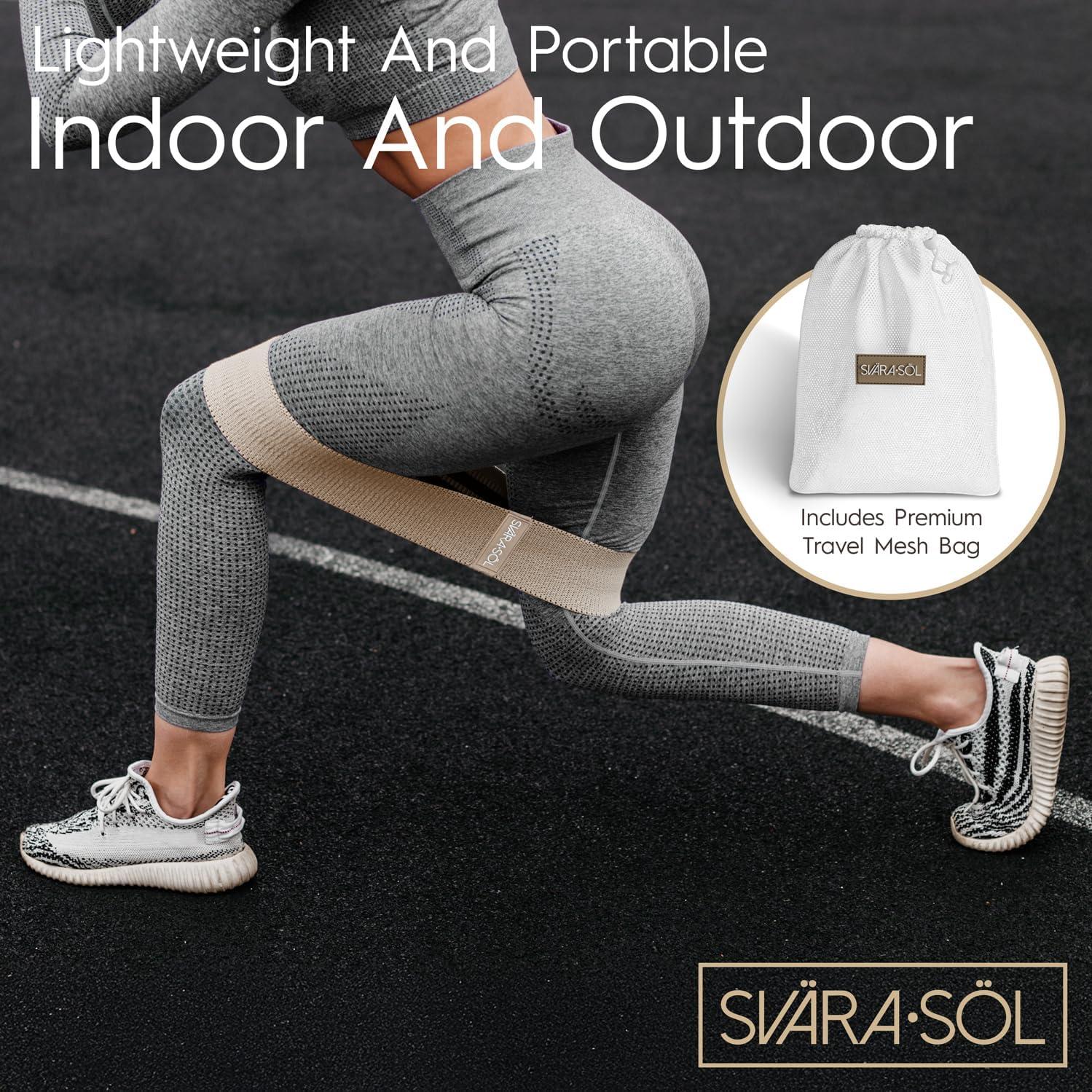 Juego de Bandas de Resistencia Svärä Söl - 3 Niveles, Antideslizantes