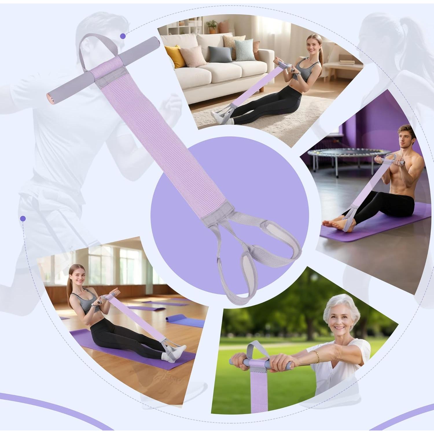 Banda de Resistencia ShtNeeg 120lbs con Pedal Antideslizante