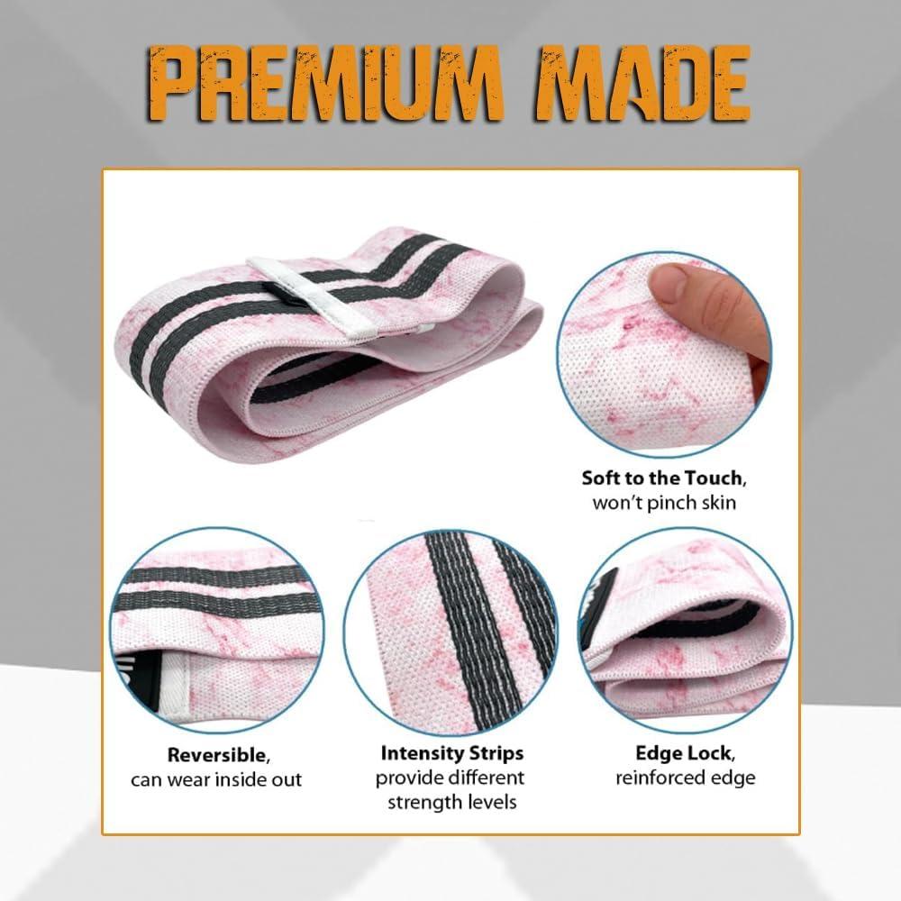 Bandas de Resistencia Gobuca para Cadera y Glúteo - 3 Niveles