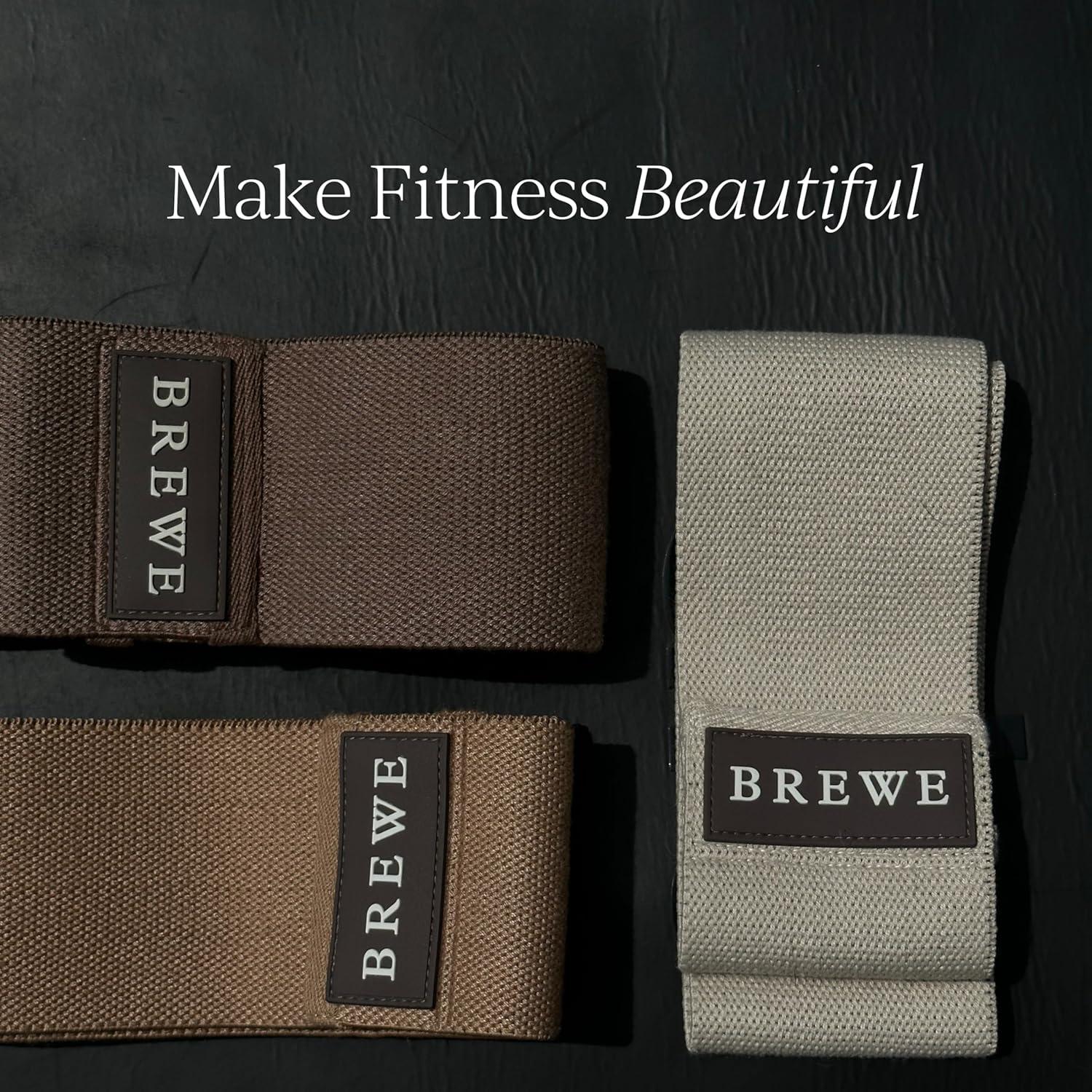 Juego de Bandas de Resistencia BREWE - 3 Niveles Antideslizantes