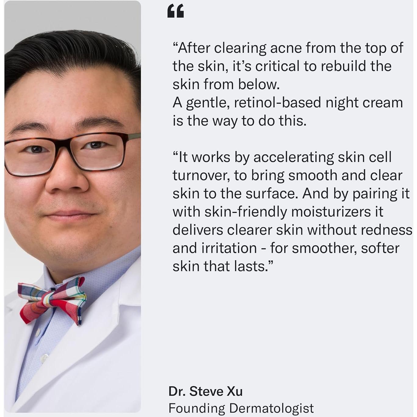 Crema Hidratante Reparadora Geologie 60ml con Retinol y Niacinamida