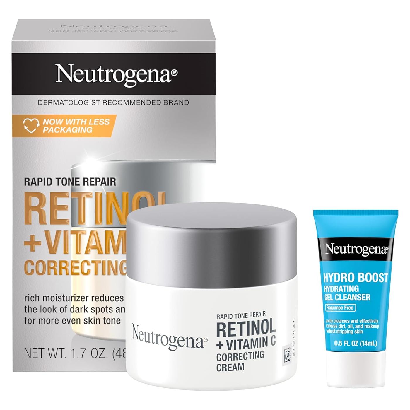 Crema Hidratante Facial Neutrogena Retinol + Vitamina C 48 g