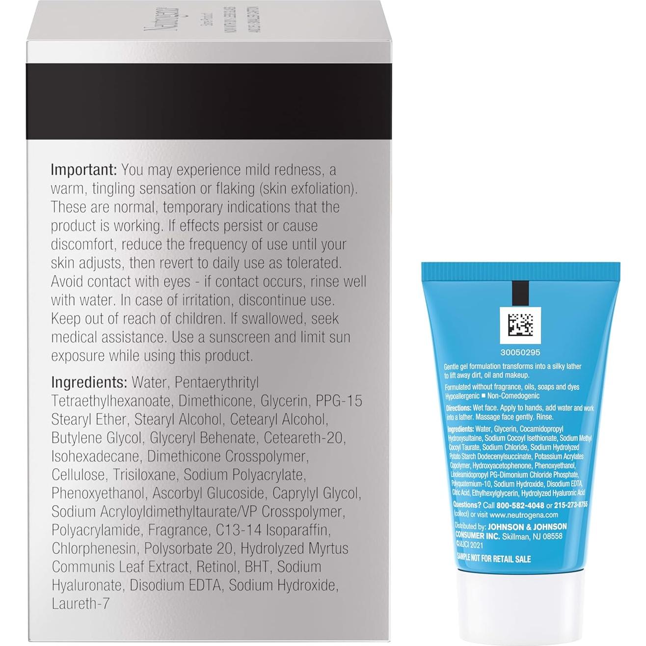 Crema Hidratante Facial Neutrogena Retinol + Vitamina C 48 g