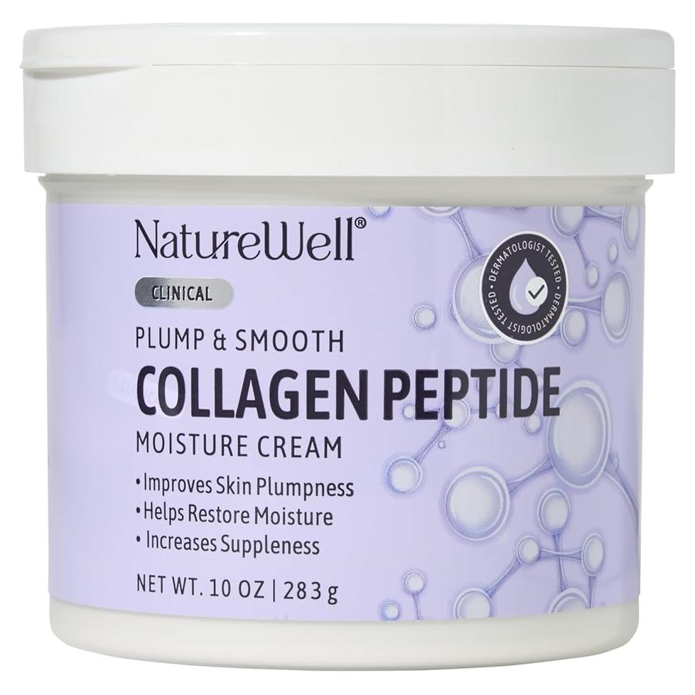 Crema Humectante Nature Well con Péptidos de Colágeno 284g