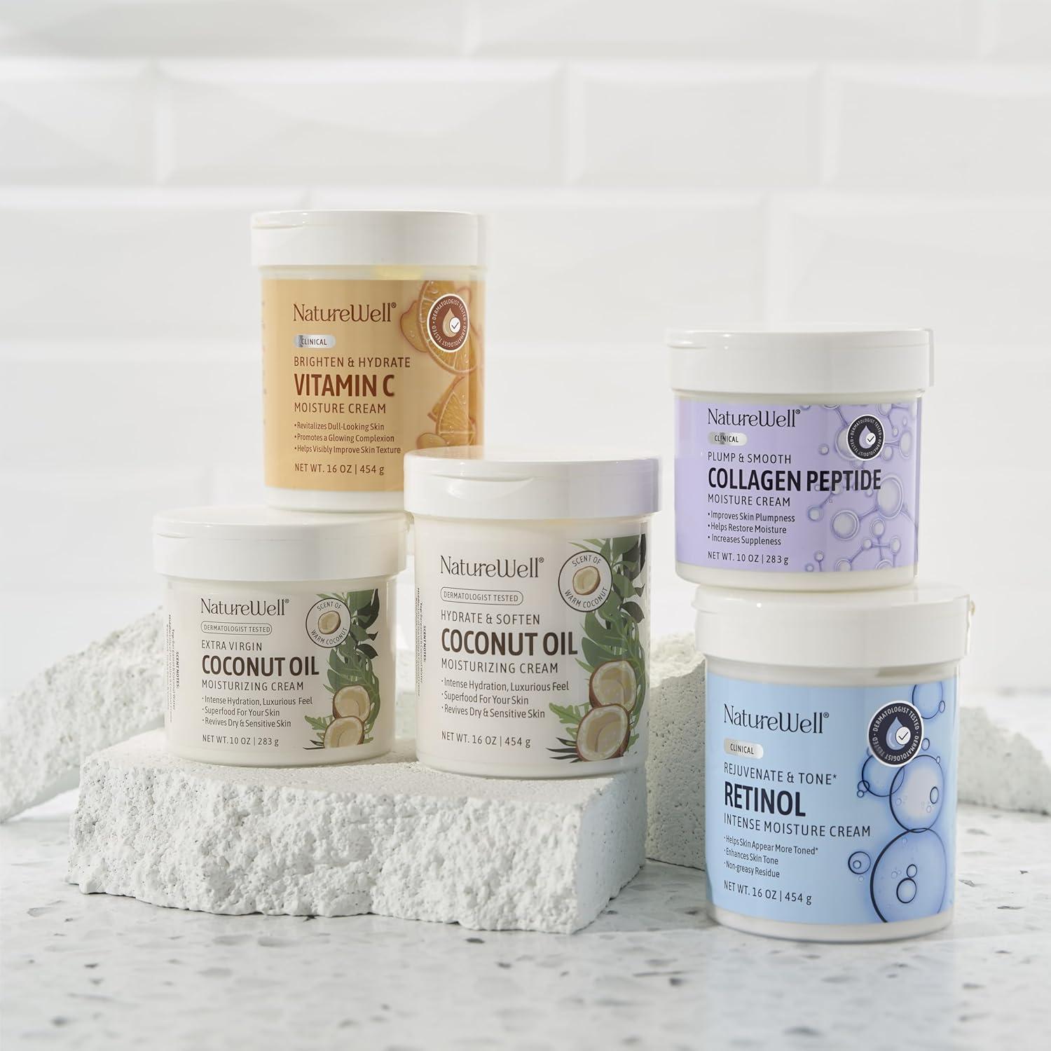 Crema Humectante Nature Well con Péptidos de Colágeno 284g