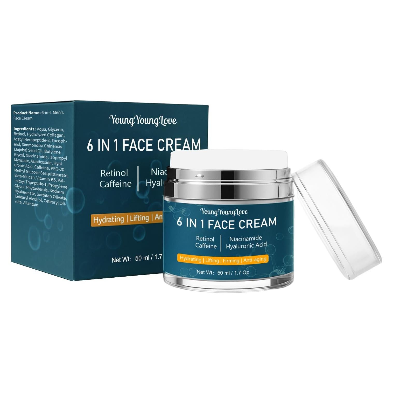 Crema Facial 6-en-1 YOUNGYOUNGLOVE para Hombres 48 g
