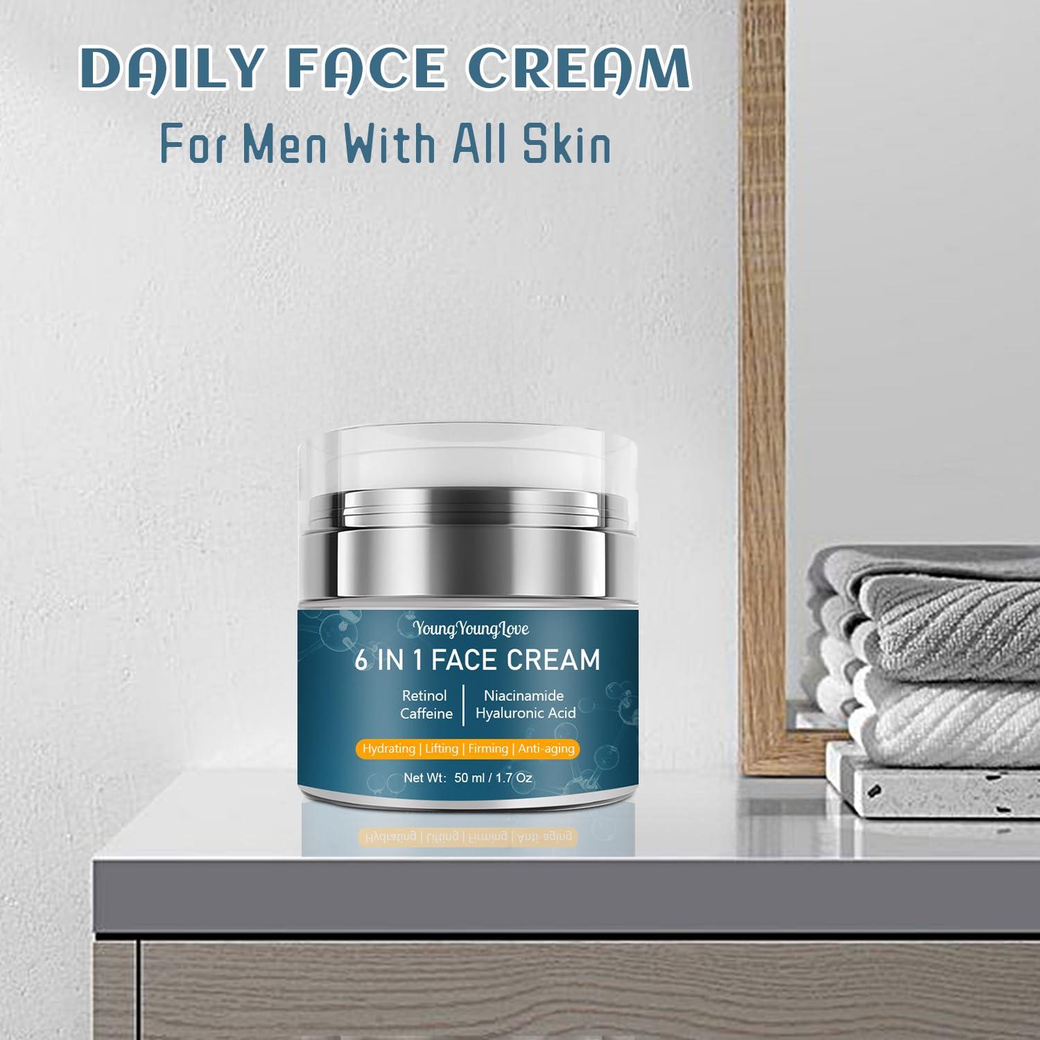 Crema Facial 6-en-1 YOUNGYOUNGLOVE para Hombres 48 g