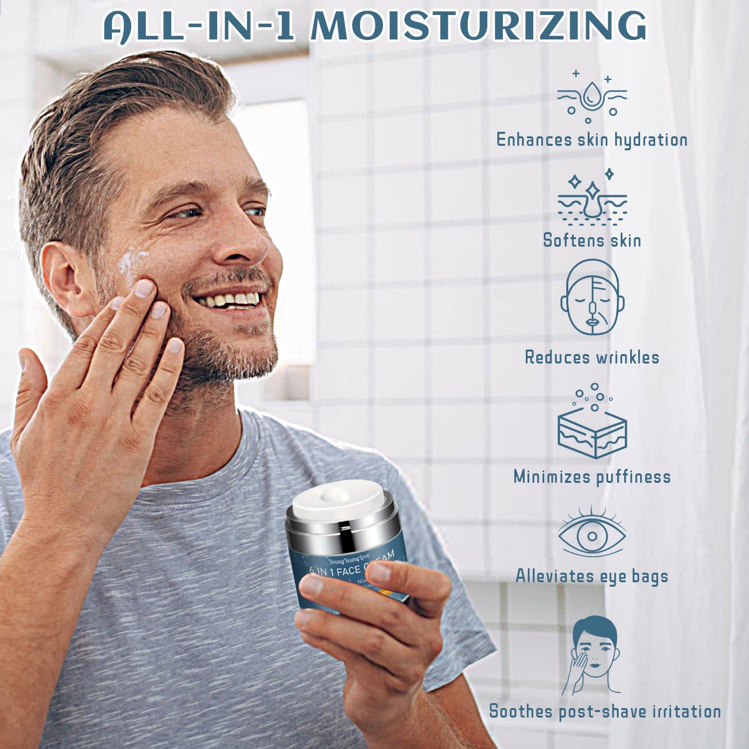 Crema Facial 6-en-1 YOUNGYOUNGLOVE para Hombres 48 g